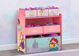 Princess 6 Bin Design and Store Toy Organizer Babykids_Delta Children_Toy Storage & Bookshelves