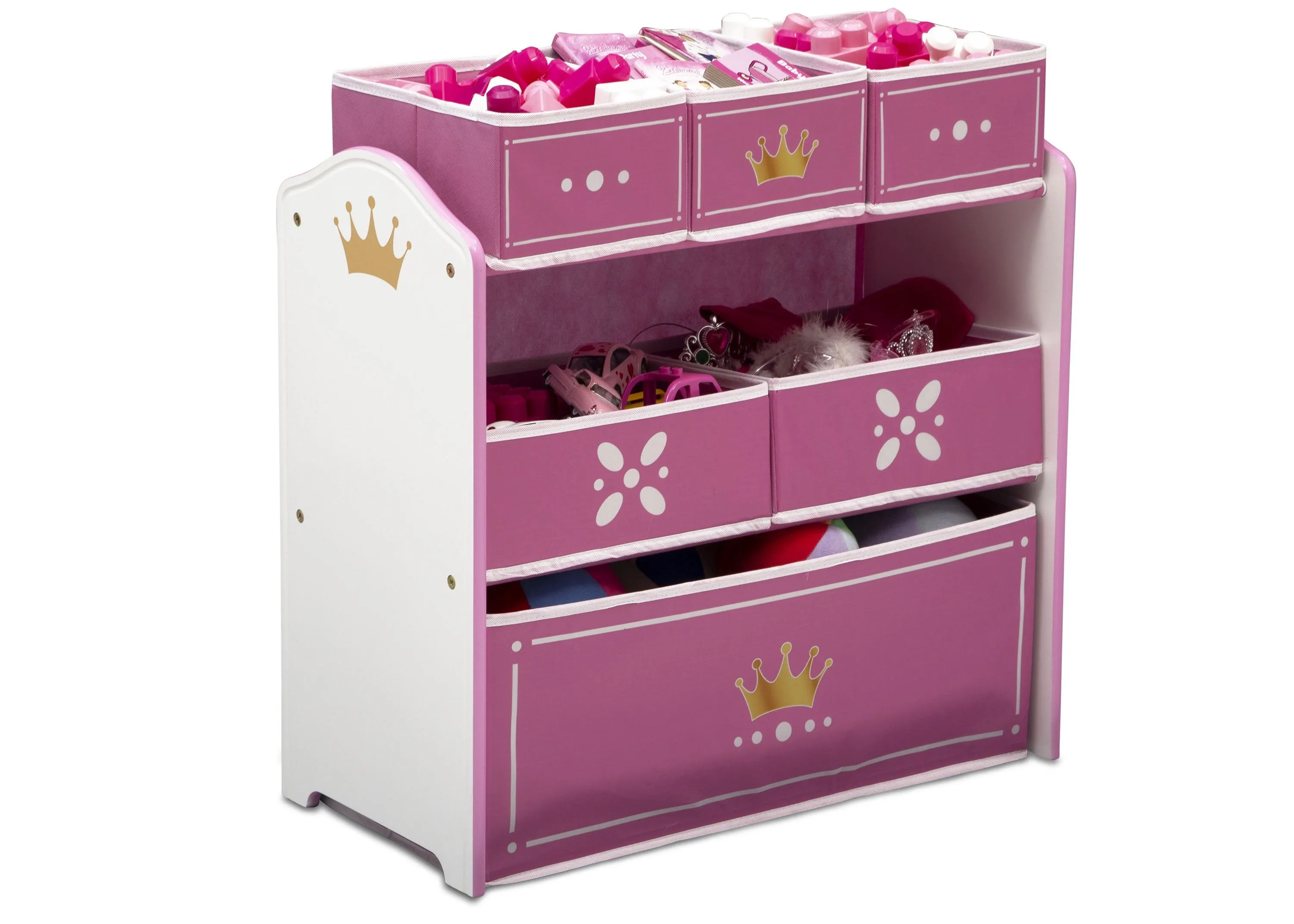 Princess Crown Multi-Bin Toy Organizer Babykids_Delta Children_Toy Storage & Bookshelves