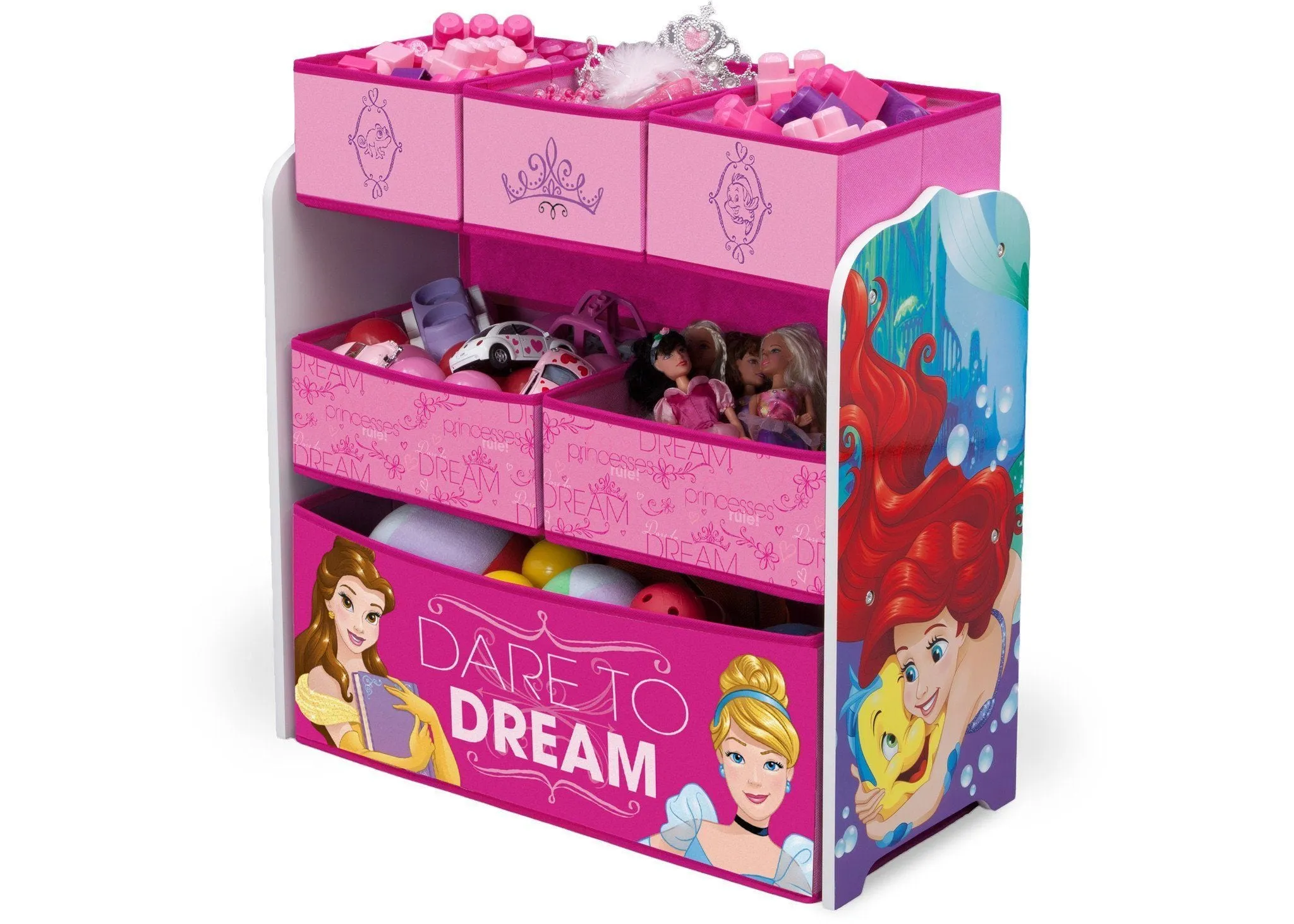 Princess Multi-Bin Toy Organizer Babykids_Delta Children_Toy Storage & Bookshelves