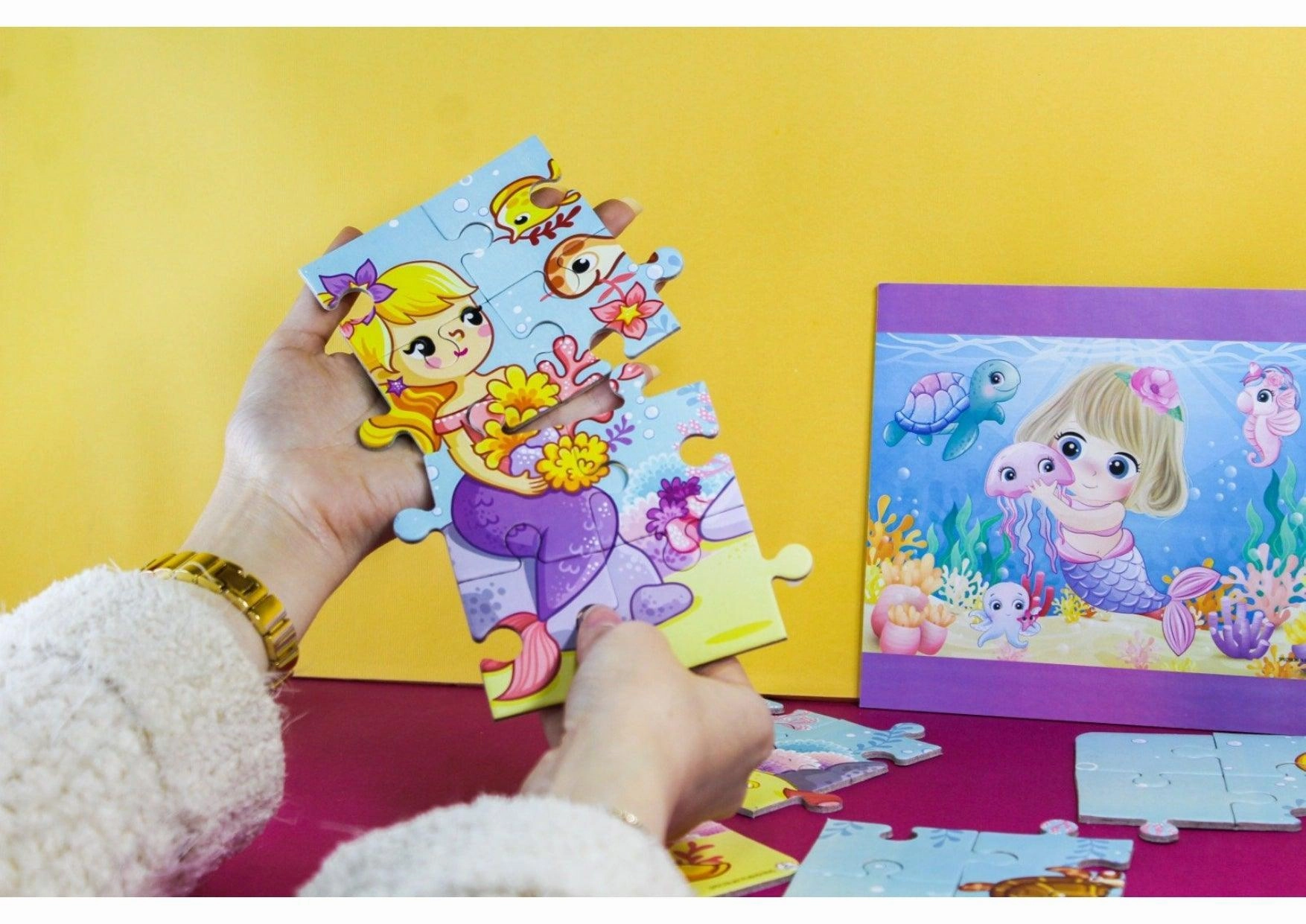 puzzle bag - little mermaid