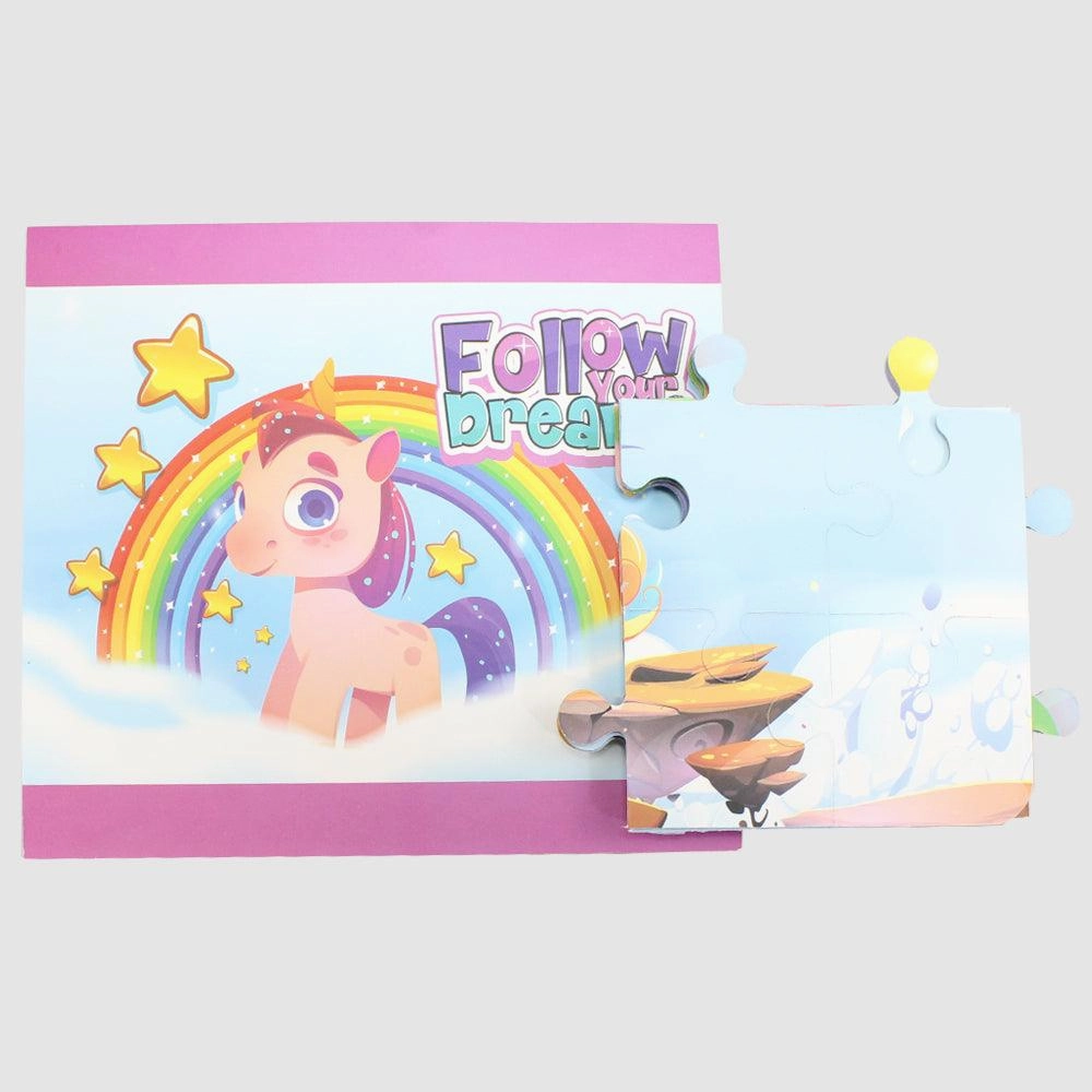Puzzle Bag, Unicorn Shape - Multicolor