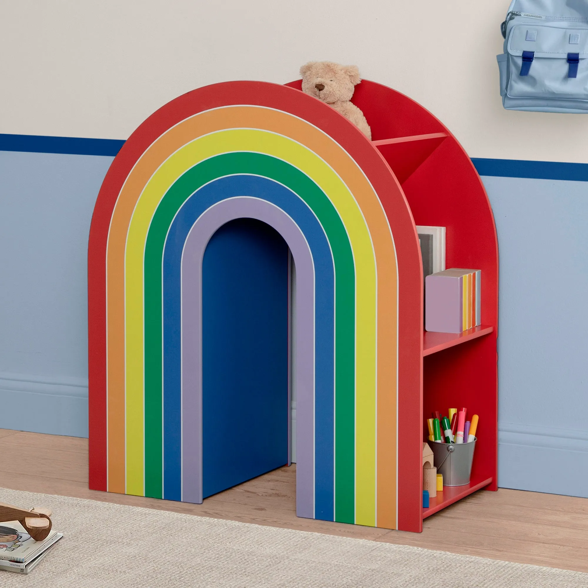 Rainbow Bookcase Babykids_Delta Children_Toy Storage & Bookshelves