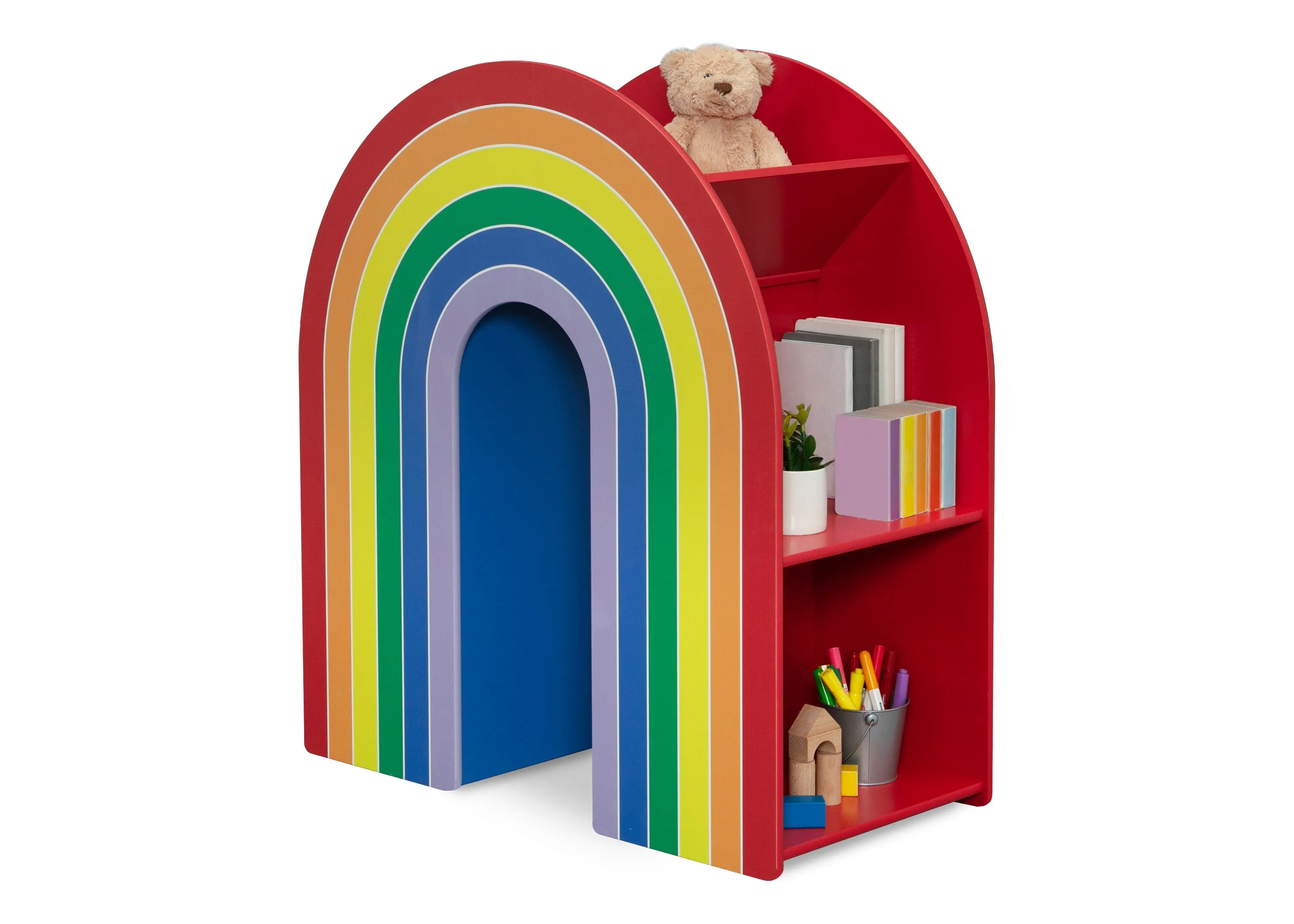 Rainbow Bookcase Babykids_Delta Children_Toy Storage & Bookshelves