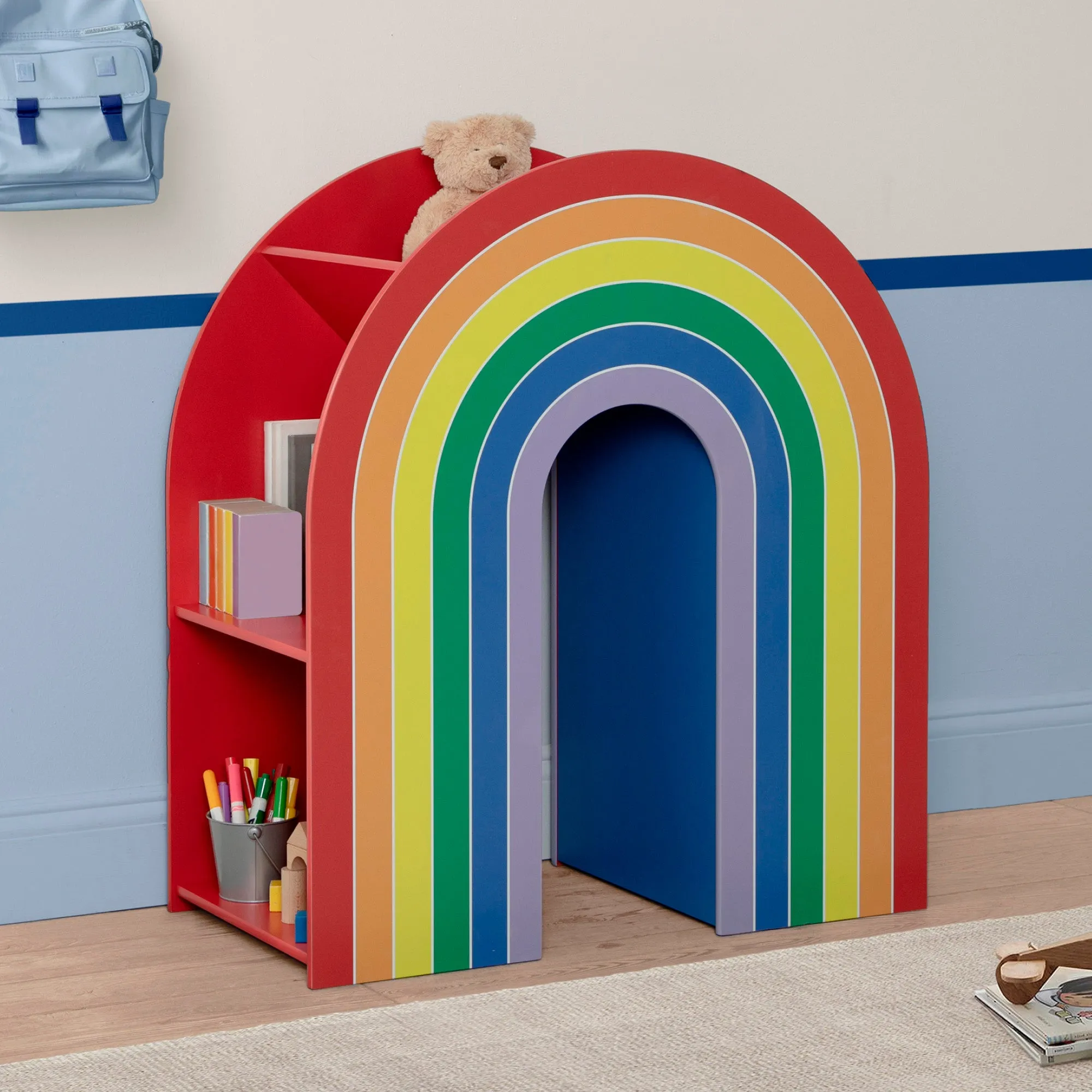 Rainbow Bookcase Babykids_Delta Children_Toy Storage & Bookshelves