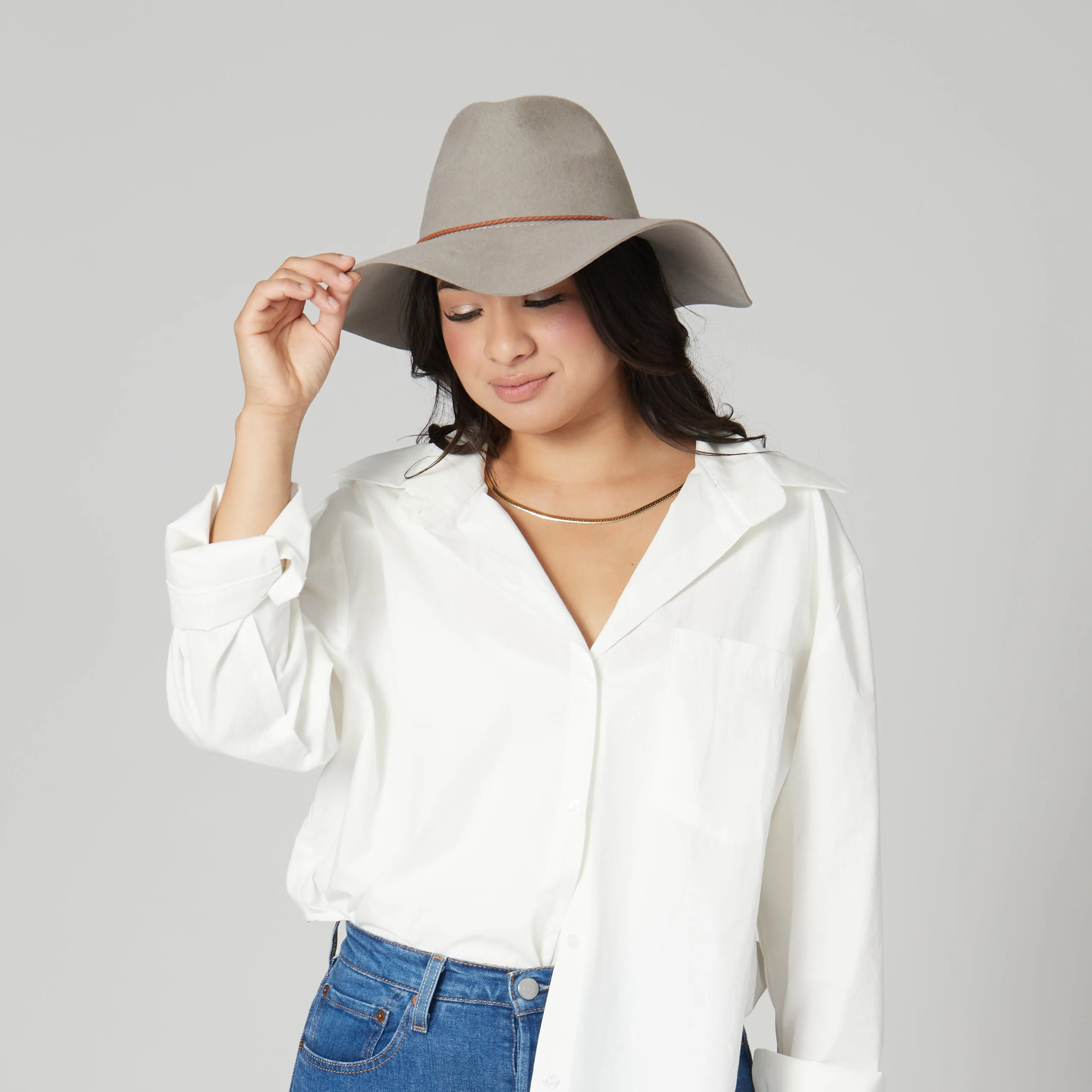 San Diego Hat Company Womens Fedoras Anza Floppy Packable Hat