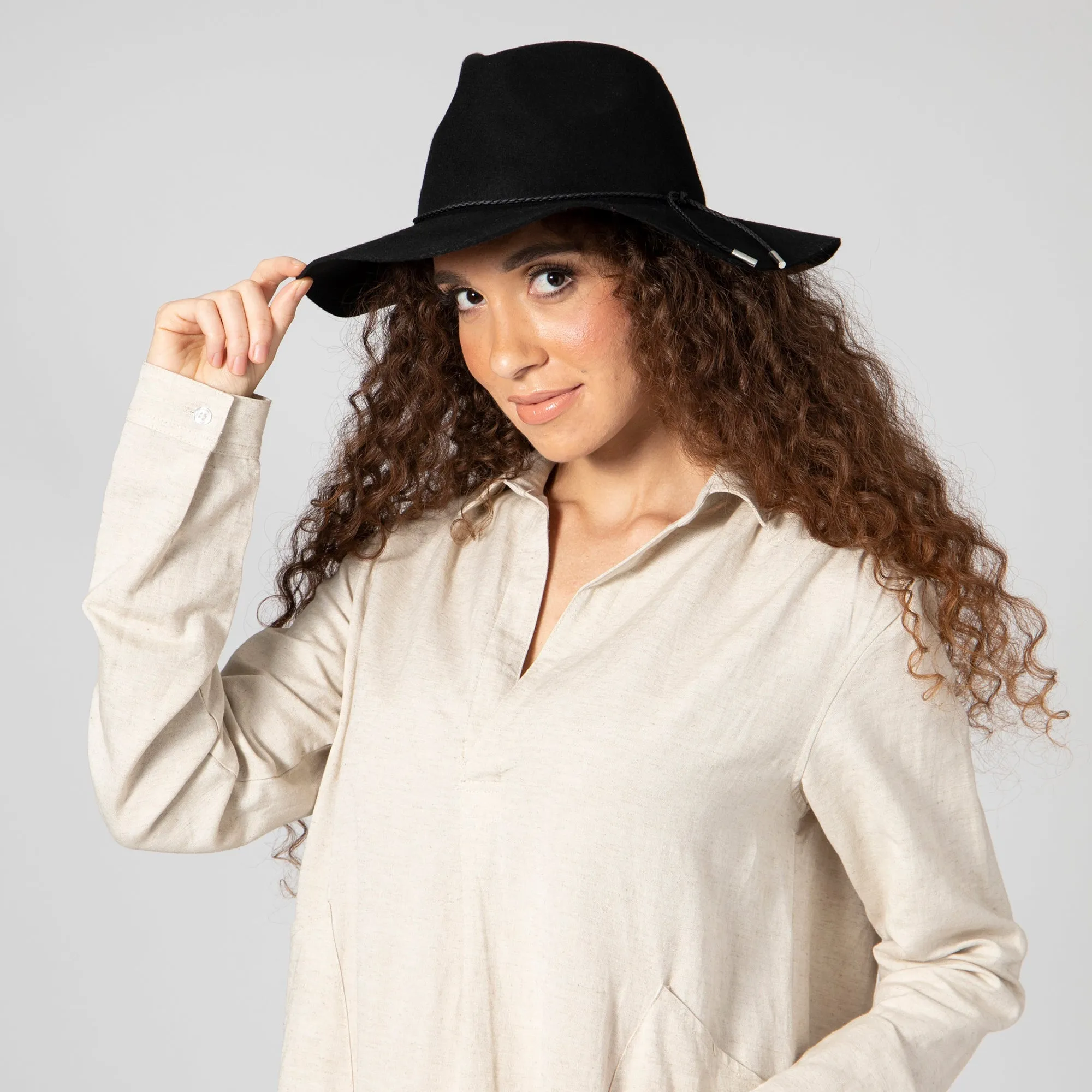 San Diego Hat Company Womens Fedoras Anza Floppy Packable Hat