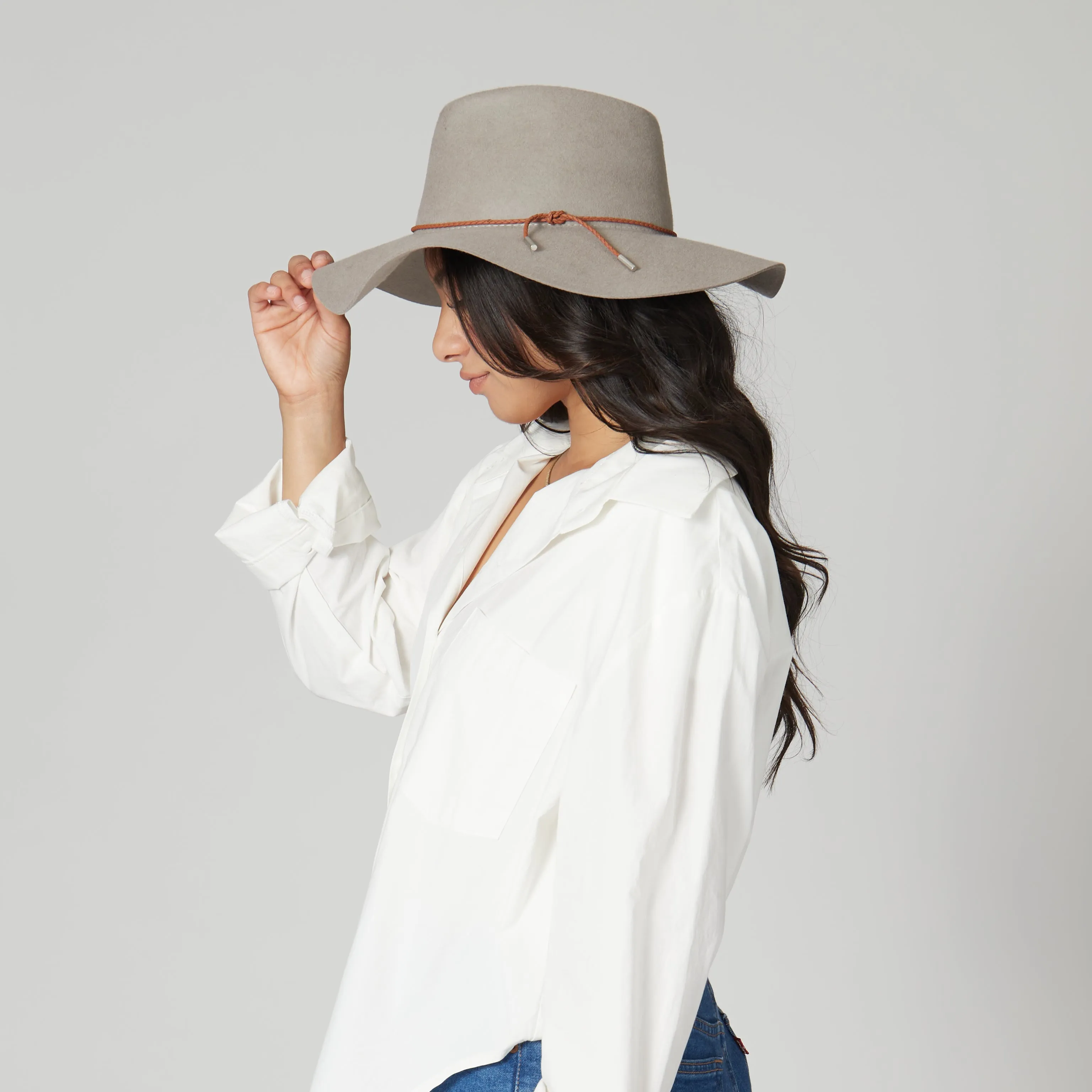 San Diego Hat Company Womens Fedoras Anza Floppy Packable Hat