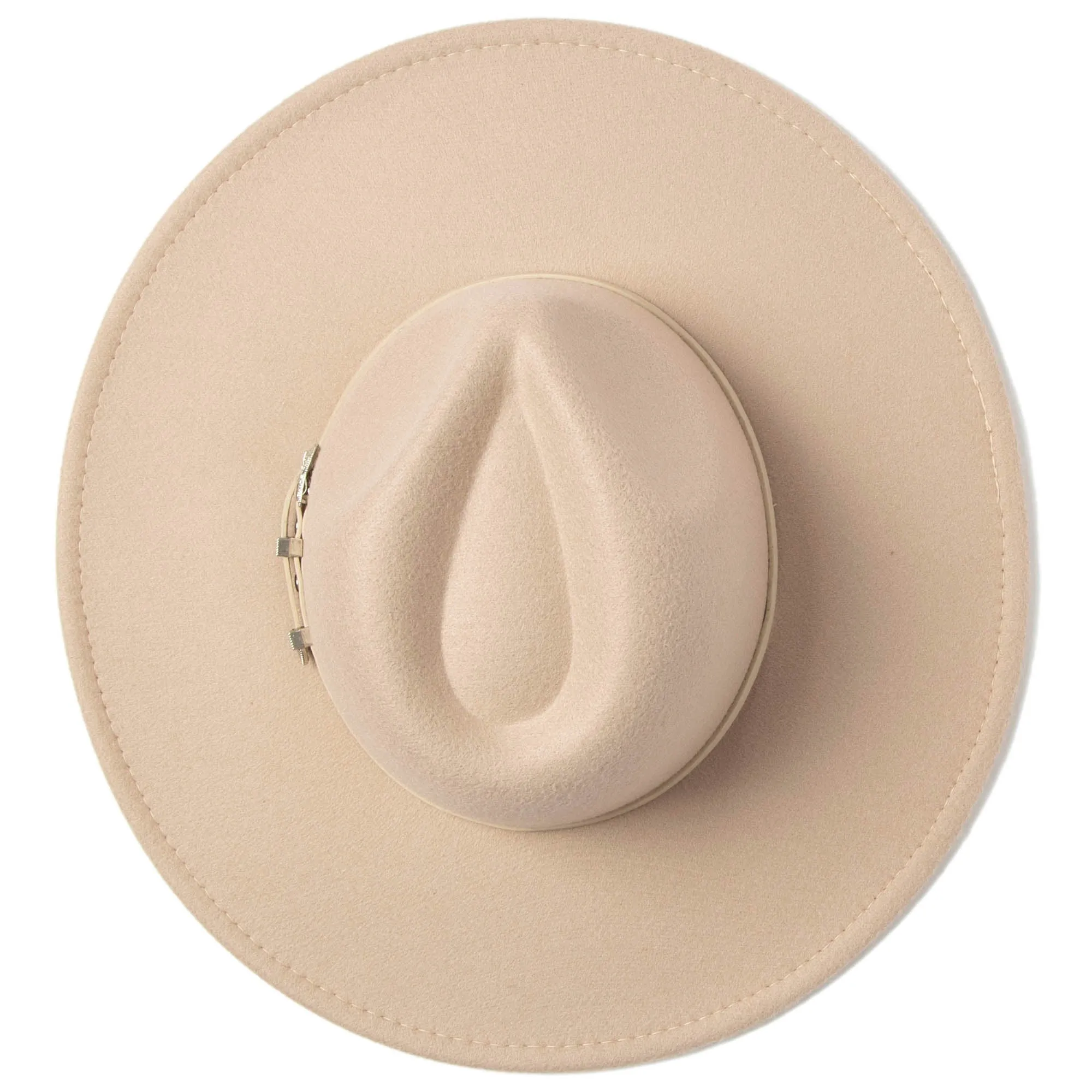 San Diego Hat Company Womens Fedoras Beverly - Pinch Crown Fedora with Western Buckle