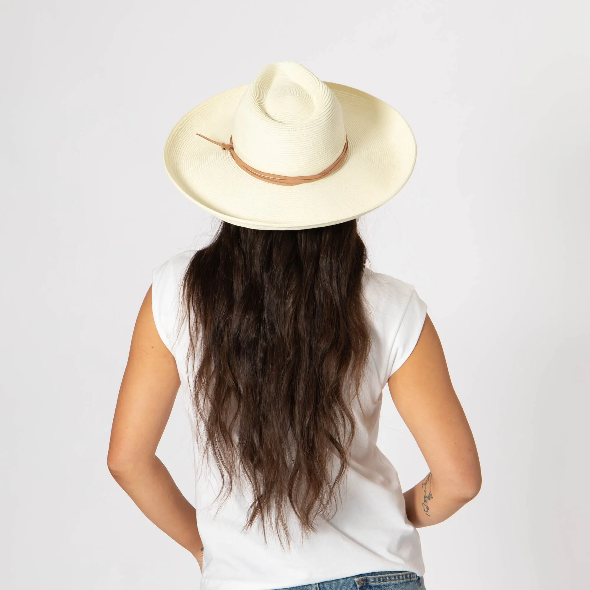 San Diego Hat Company Womens Fedoras Camila - Ultrabraid Kettle Brim Fedora