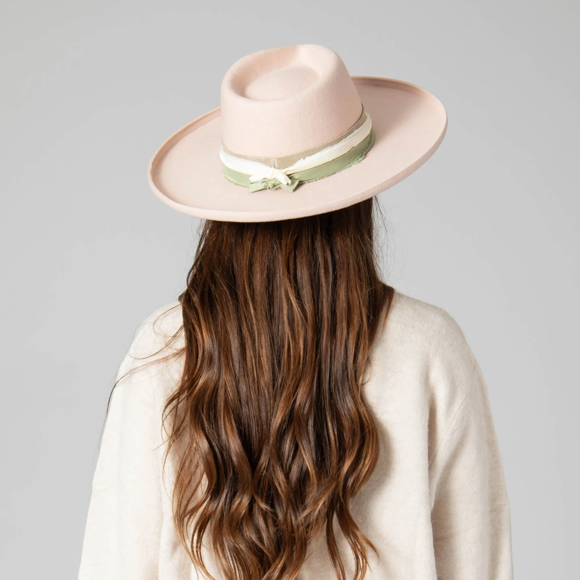 San Diego Hat Company Womens Fedoras City Stroll Wool Felt Stiff Rolled Brim Fedora