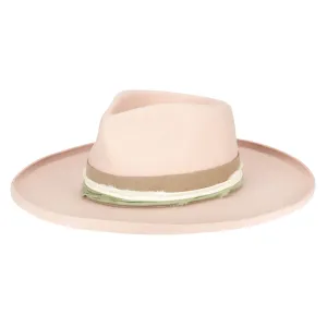 San Diego Hat Company Womens Fedoras City Stroll Wool Felt Stiff Rolled Brim Fedora