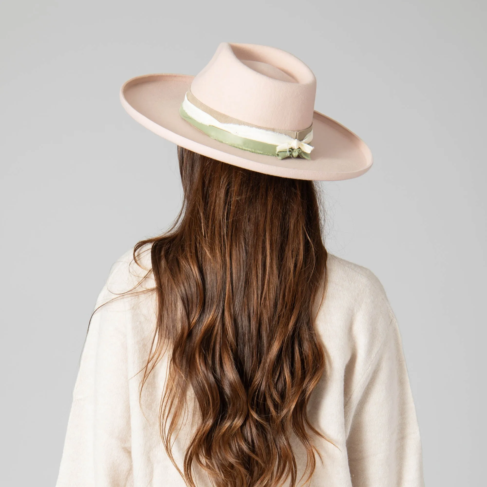 San Diego Hat Company Womens Fedoras City Stroll Wool Felt Stiff Rolled Brim Fedora