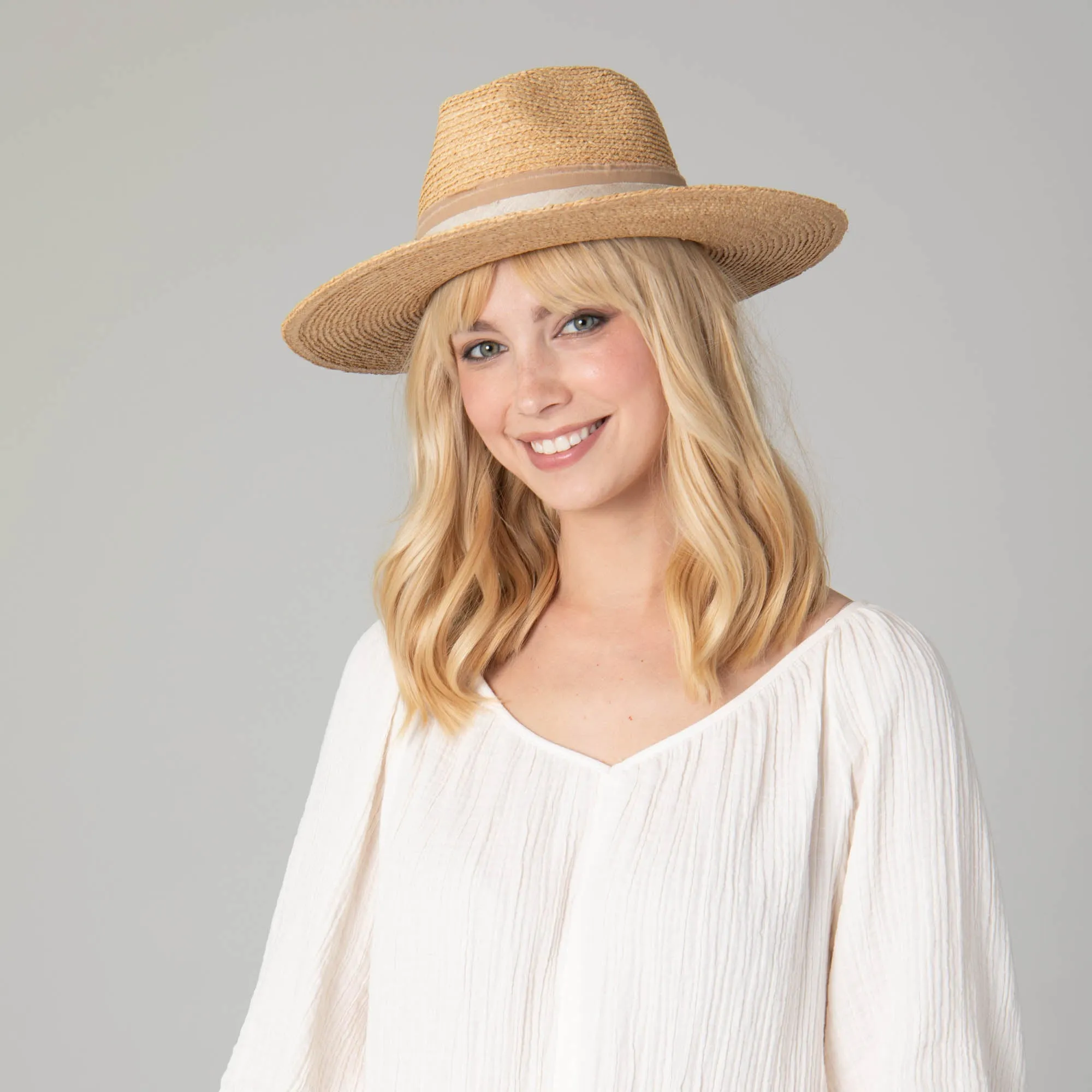 San Diego Hat Company Womens Fedoras Coastal Sunset Women's Stiff Brim Fedora