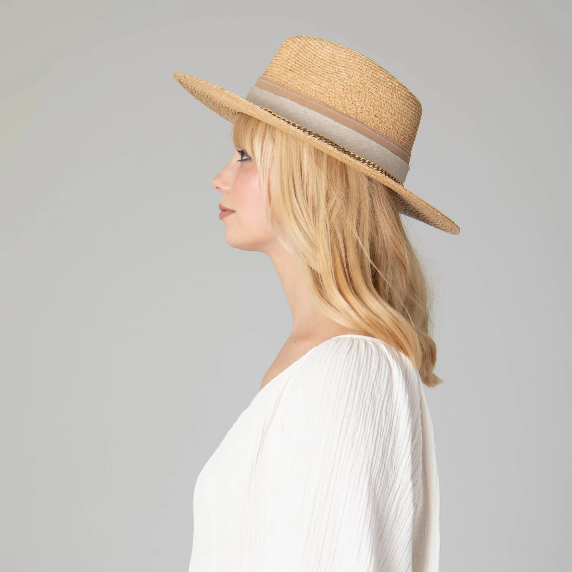 San Diego Hat Company Womens Fedoras Coastal Sunset Women's Stiff Brim Fedora