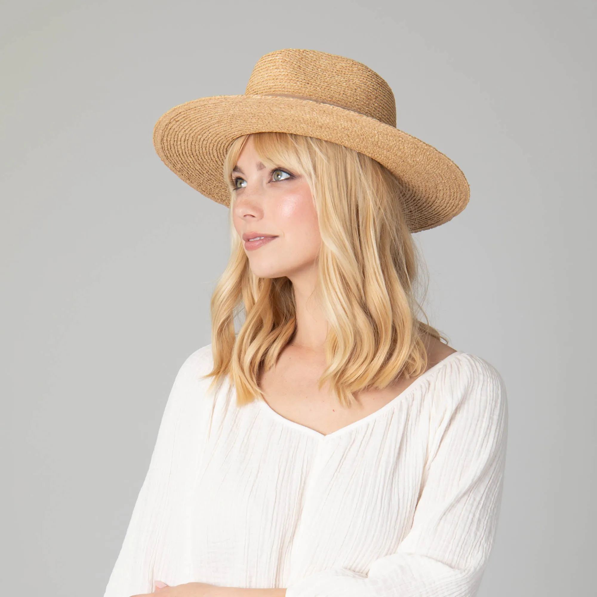 San Diego Hat Company Womens Fedoras Coastal Sunset Women's Stiff Brim Fedora