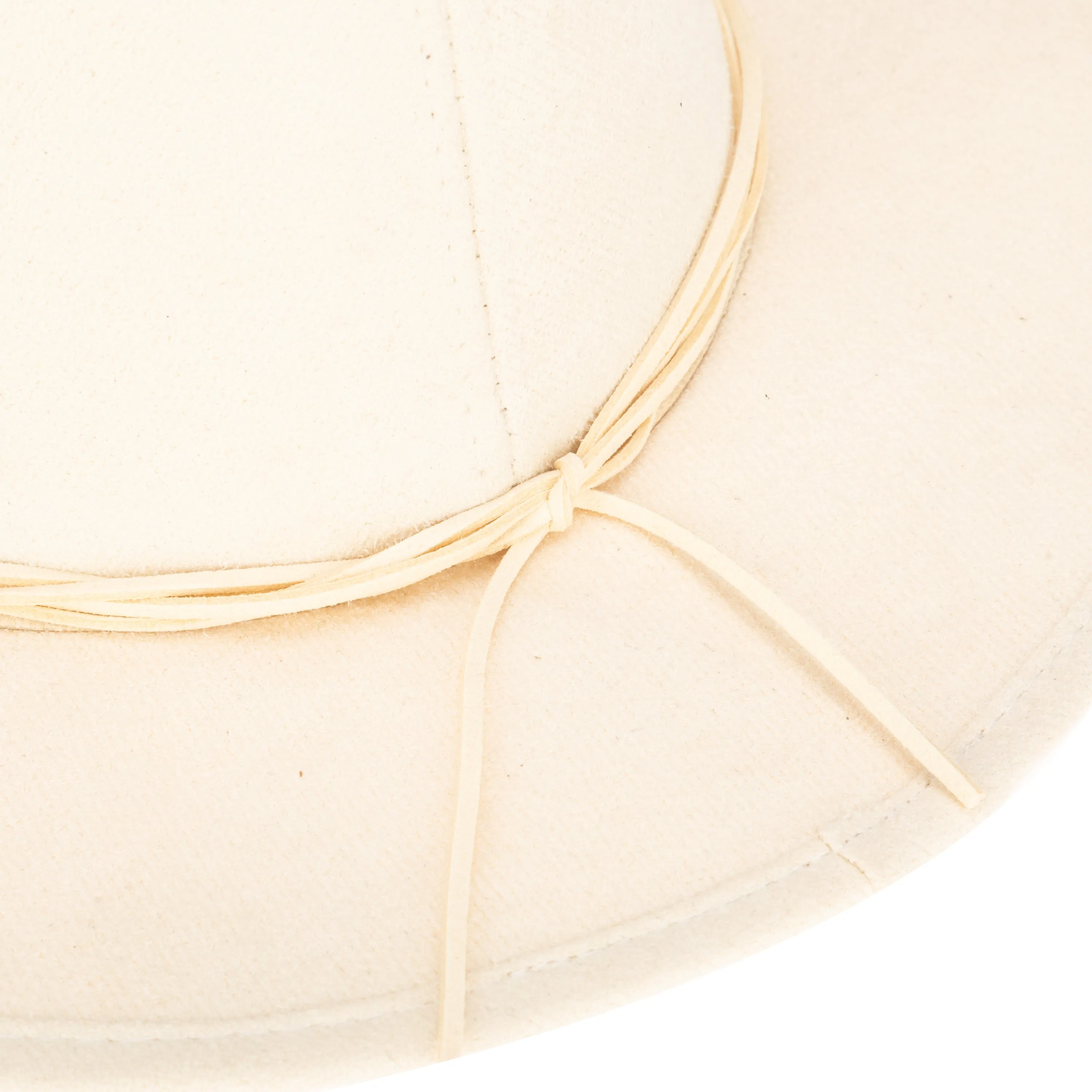 San Diego Hat Company Womens Fedoras Cut & Sew Faux Suede Floppy Fedora Wrapped Back Knot Trim