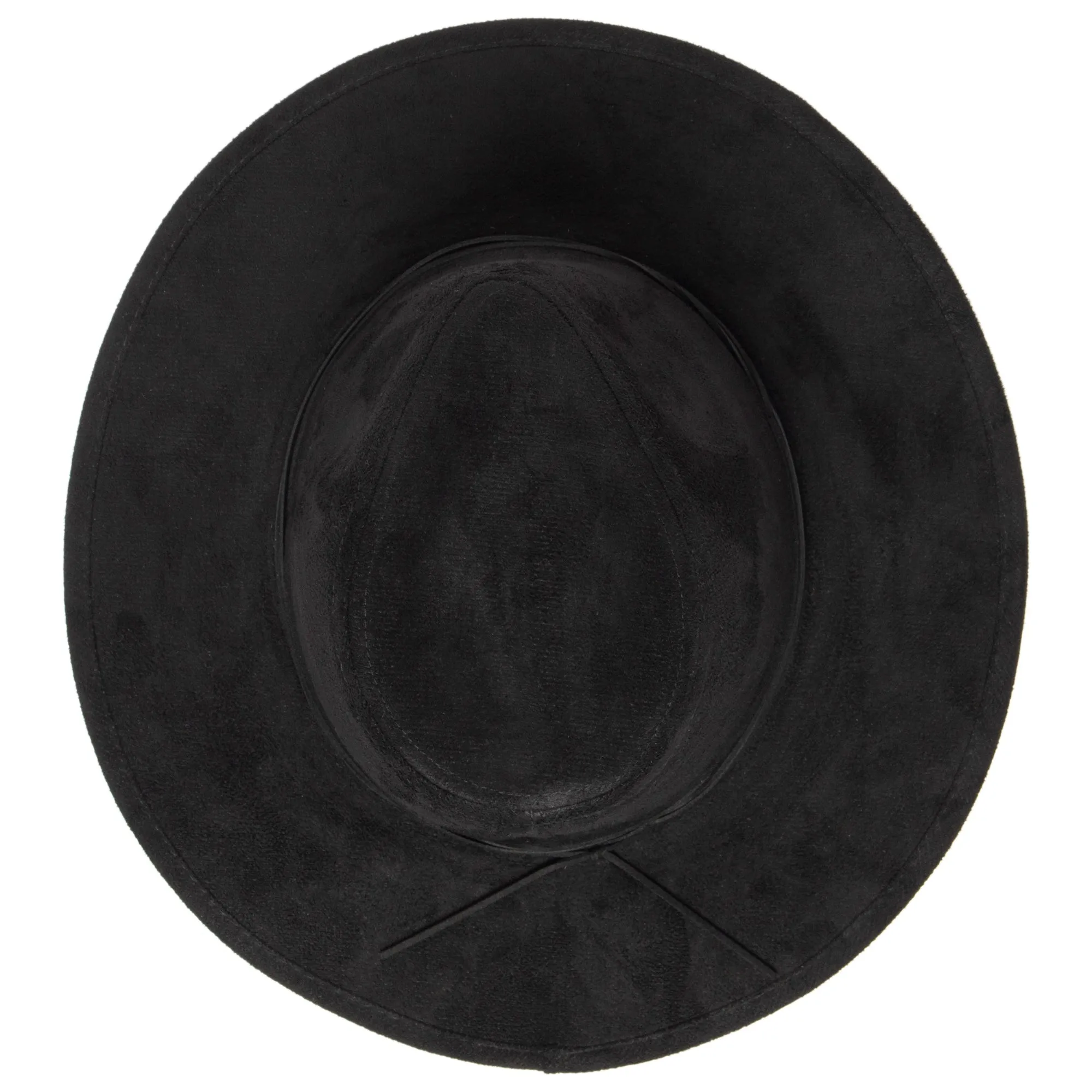 San Diego Hat Company Womens Fedoras Cut & Sew Faux Suede Floppy Fedora Wrapped Back Knot Trim