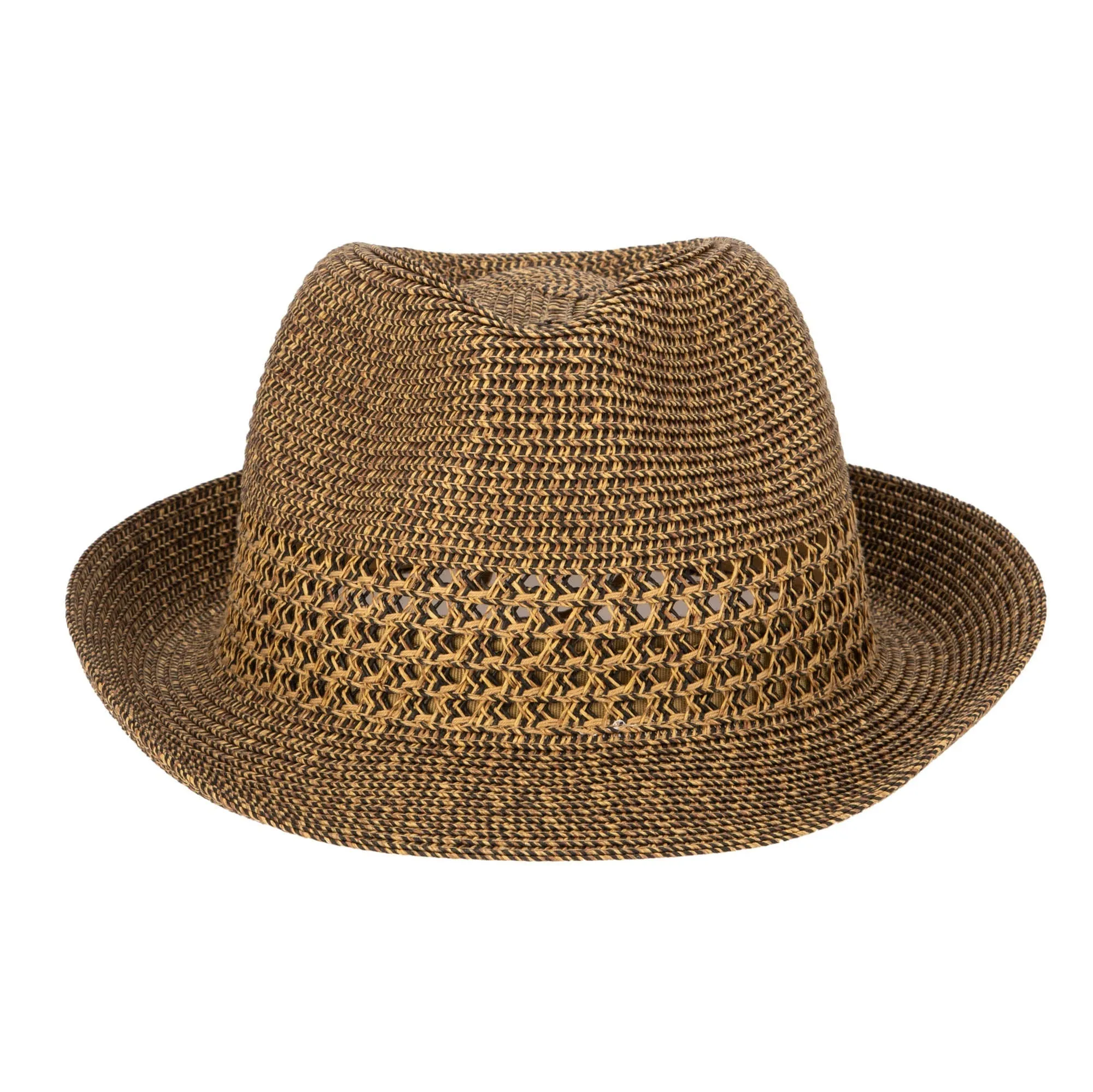 San Diego Hat Company Womens Fedoras Everyday Fedora - Women's Fedora W/ Open Weave Inset