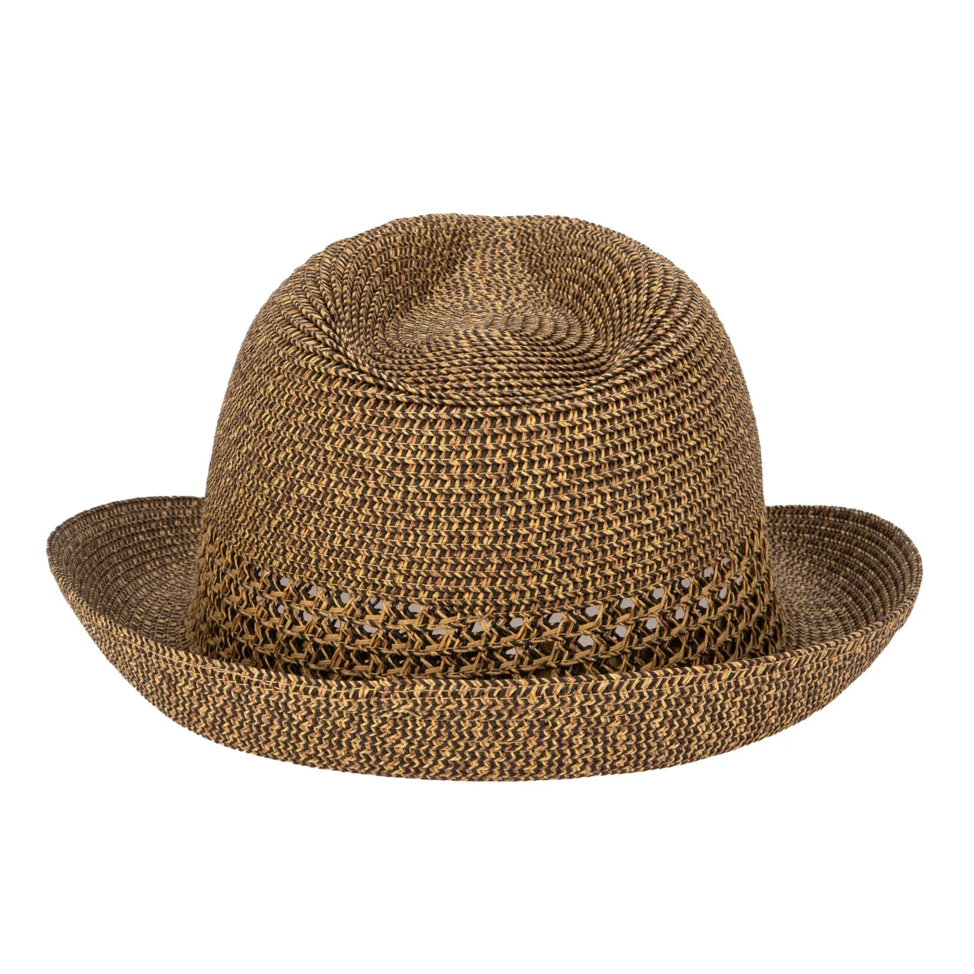 San Diego Hat Company Womens Fedoras Everyday Fedora - Women's Fedora W/ Open Weave Inset