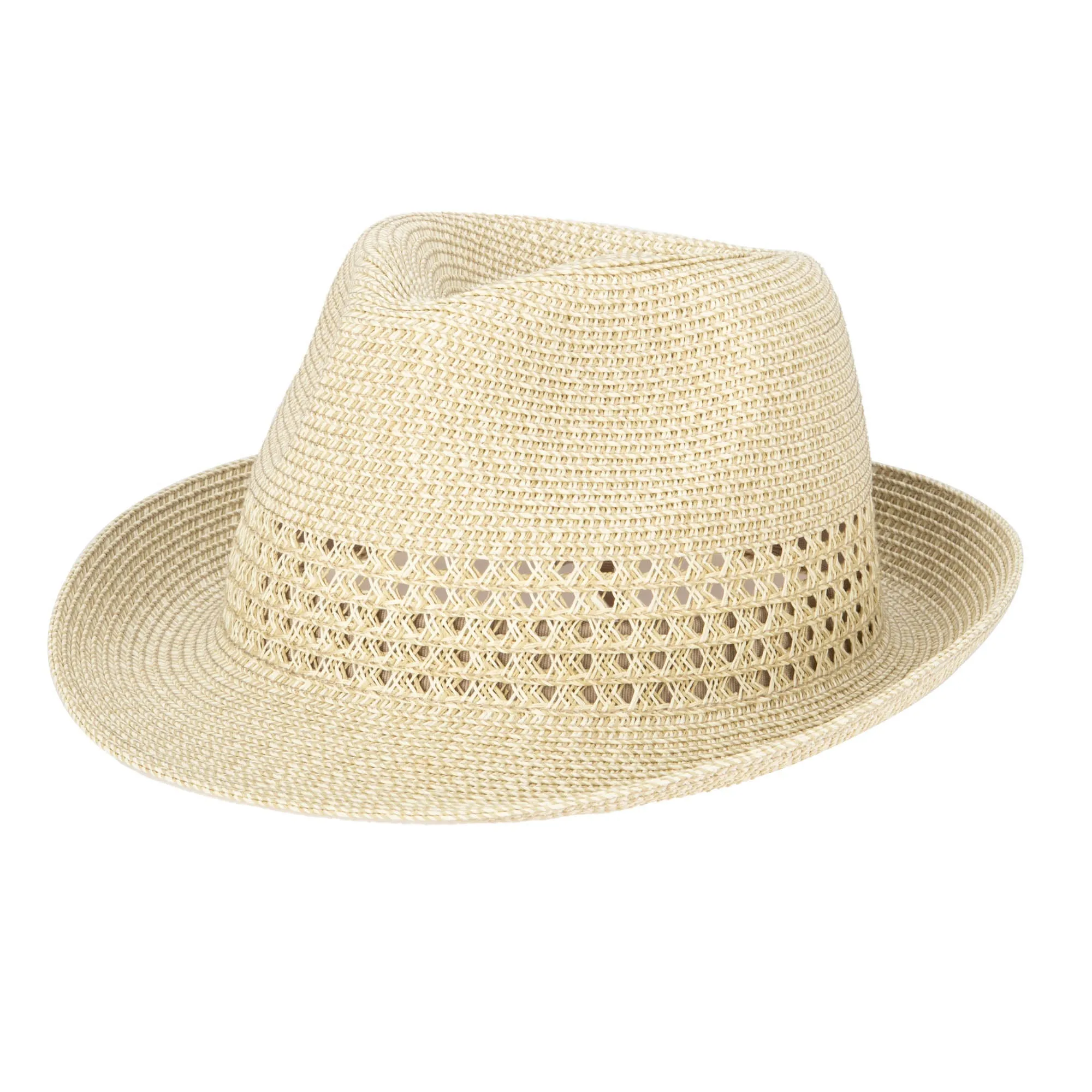 San Diego Hat Company Womens Fedoras Everyday Fedora - Women's Fedora W/ Open Weave Inset