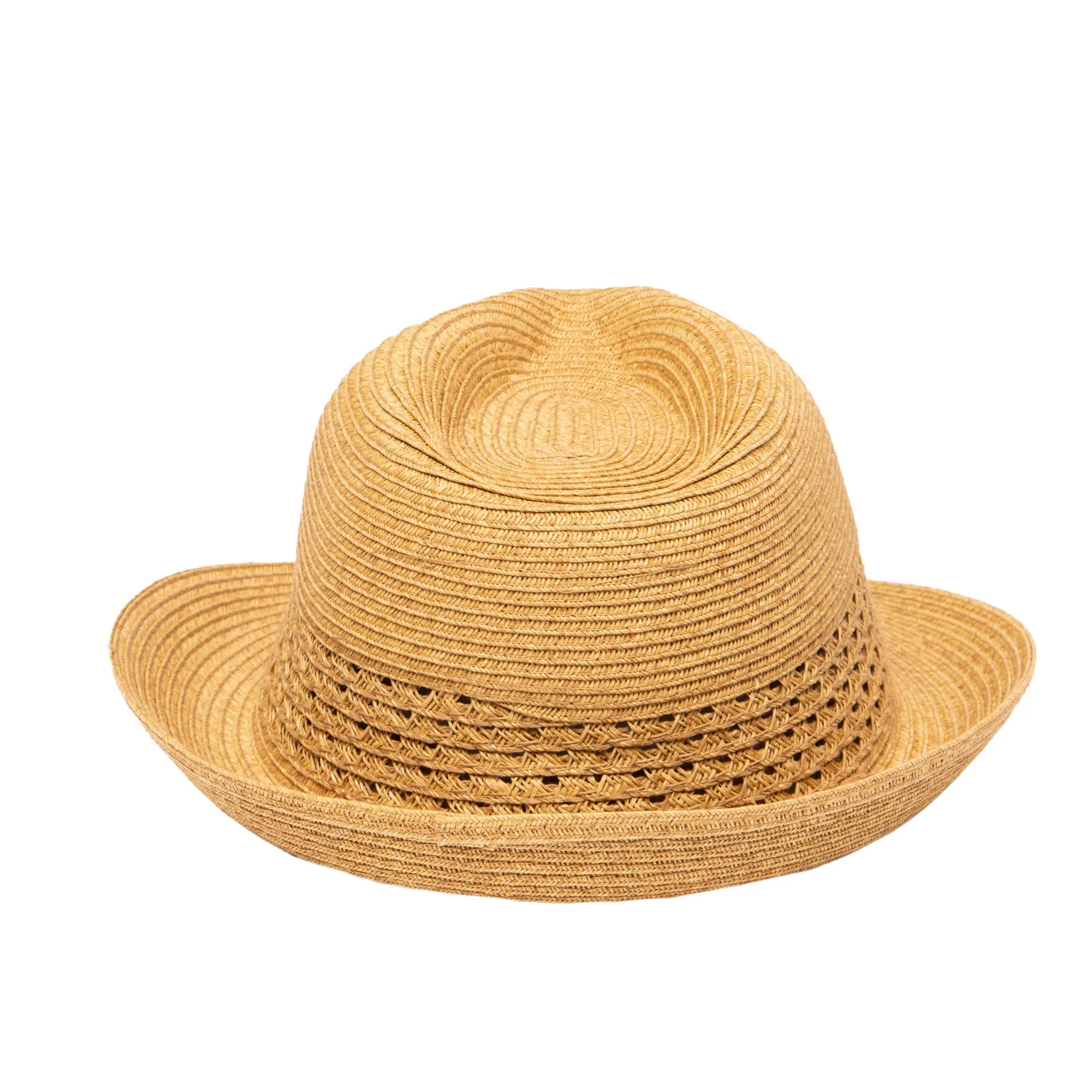 San Diego Hat Company Womens Fedoras Everyday Fedora - Women's Fedora W/ Open Weave Inset