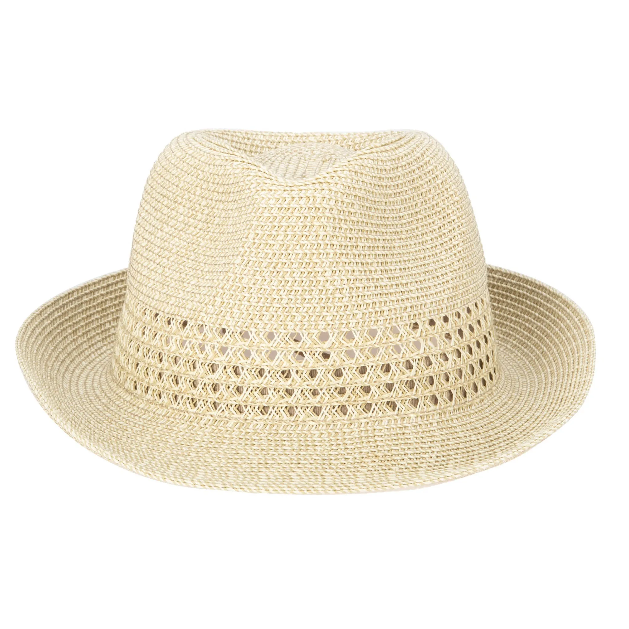 San Diego Hat Company Womens Fedoras Everyday Fedora - Women's Fedora W/ Open Weave Inset