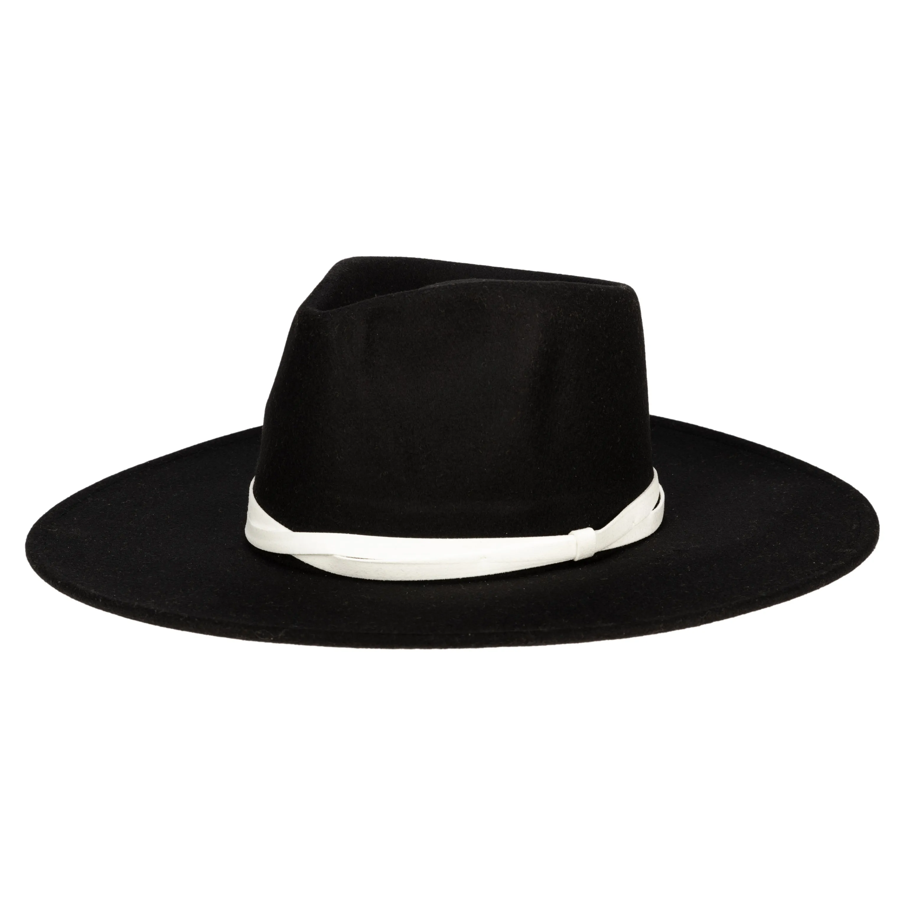 San Diego Hat Company Womens Fedoras Faux Felt Wide Brim Fedora