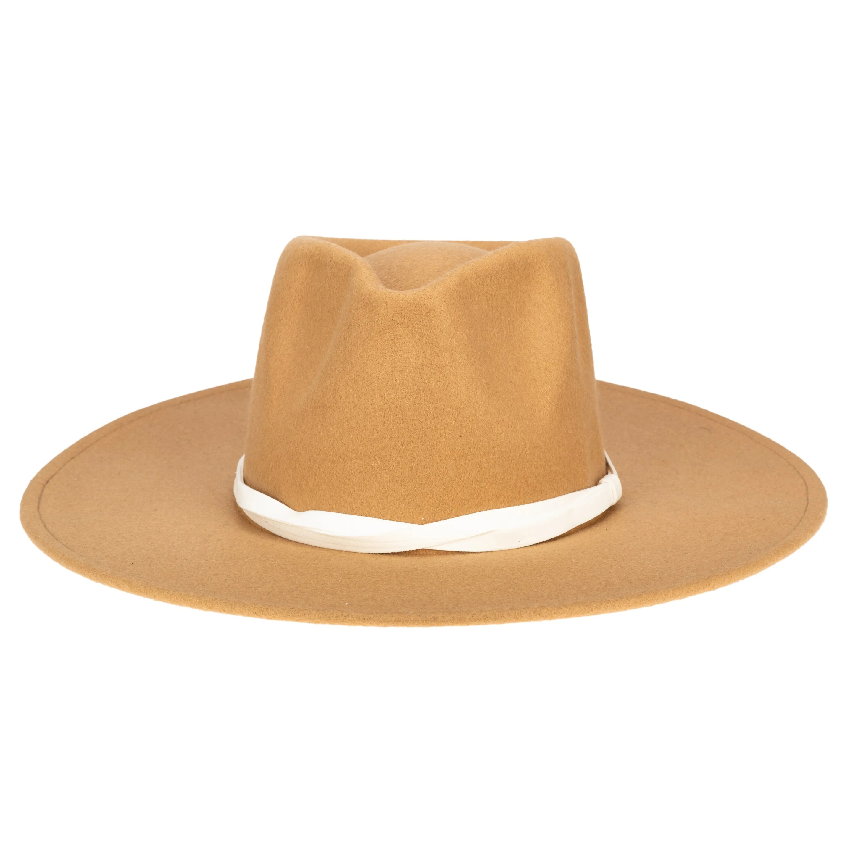 San Diego Hat Company Womens Fedoras Faux Felt Wide Brim Fedora