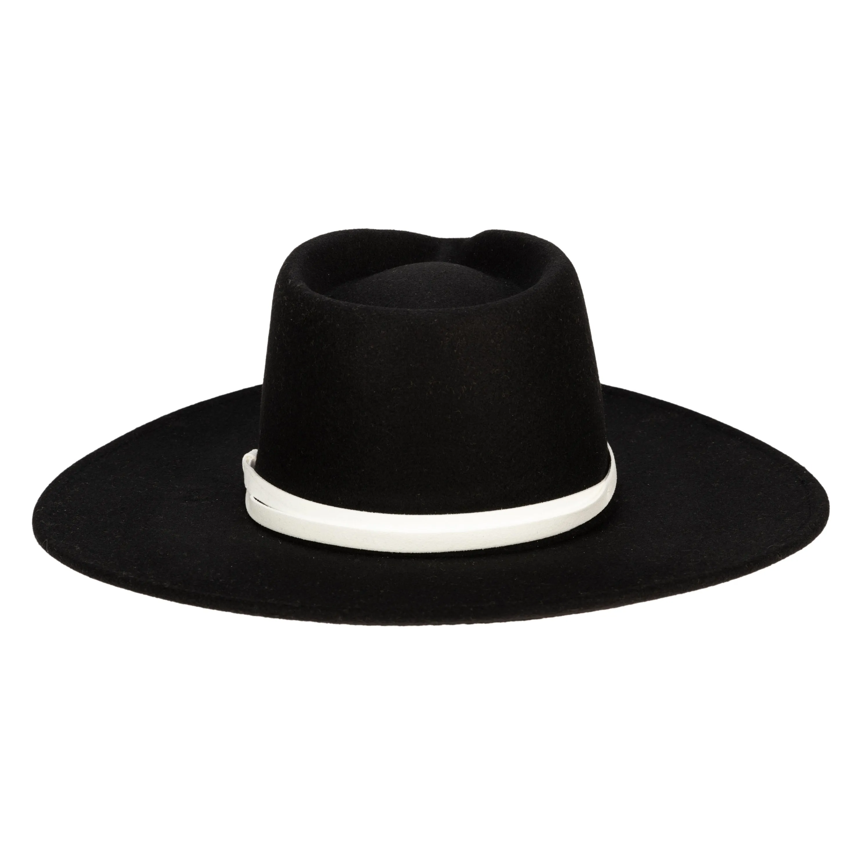 San Diego Hat Company Womens Fedoras Faux Felt Wide Brim Fedora