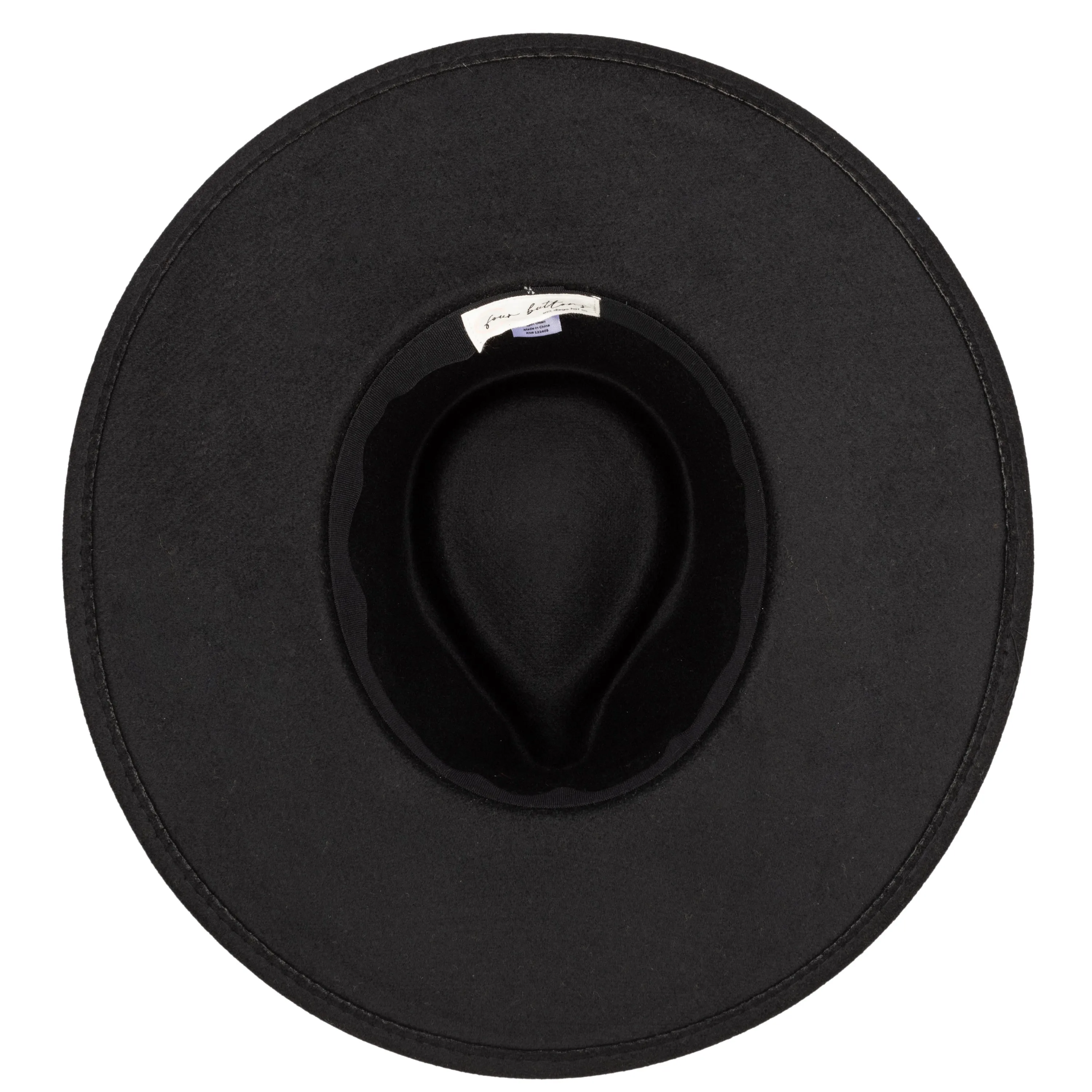 San Diego Hat Company Womens Fedoras Faux Felt Wide Brim Fedora