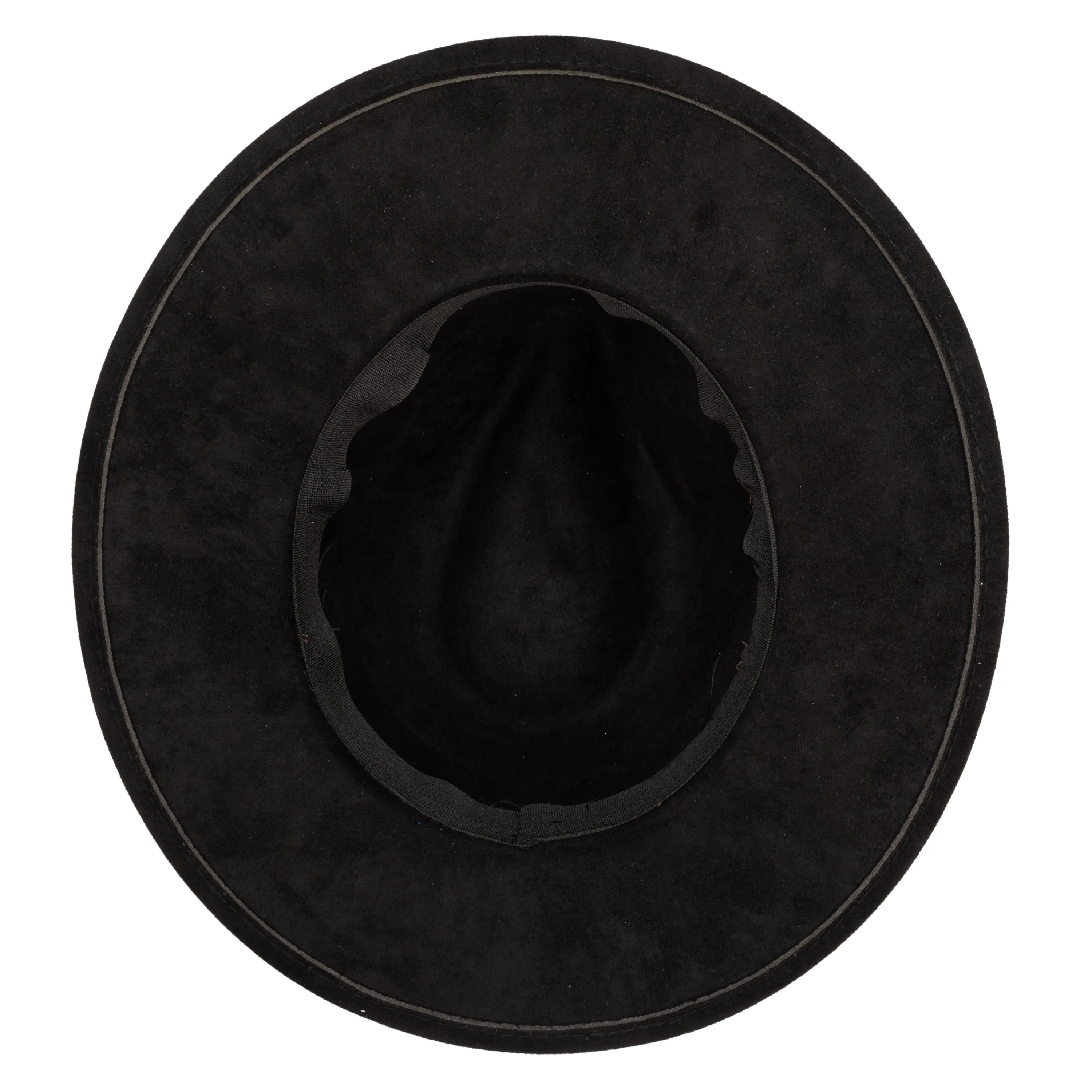 San Diego Hat Company Womens Fedoras Faux Suede Fedora With Tassel Back Bow