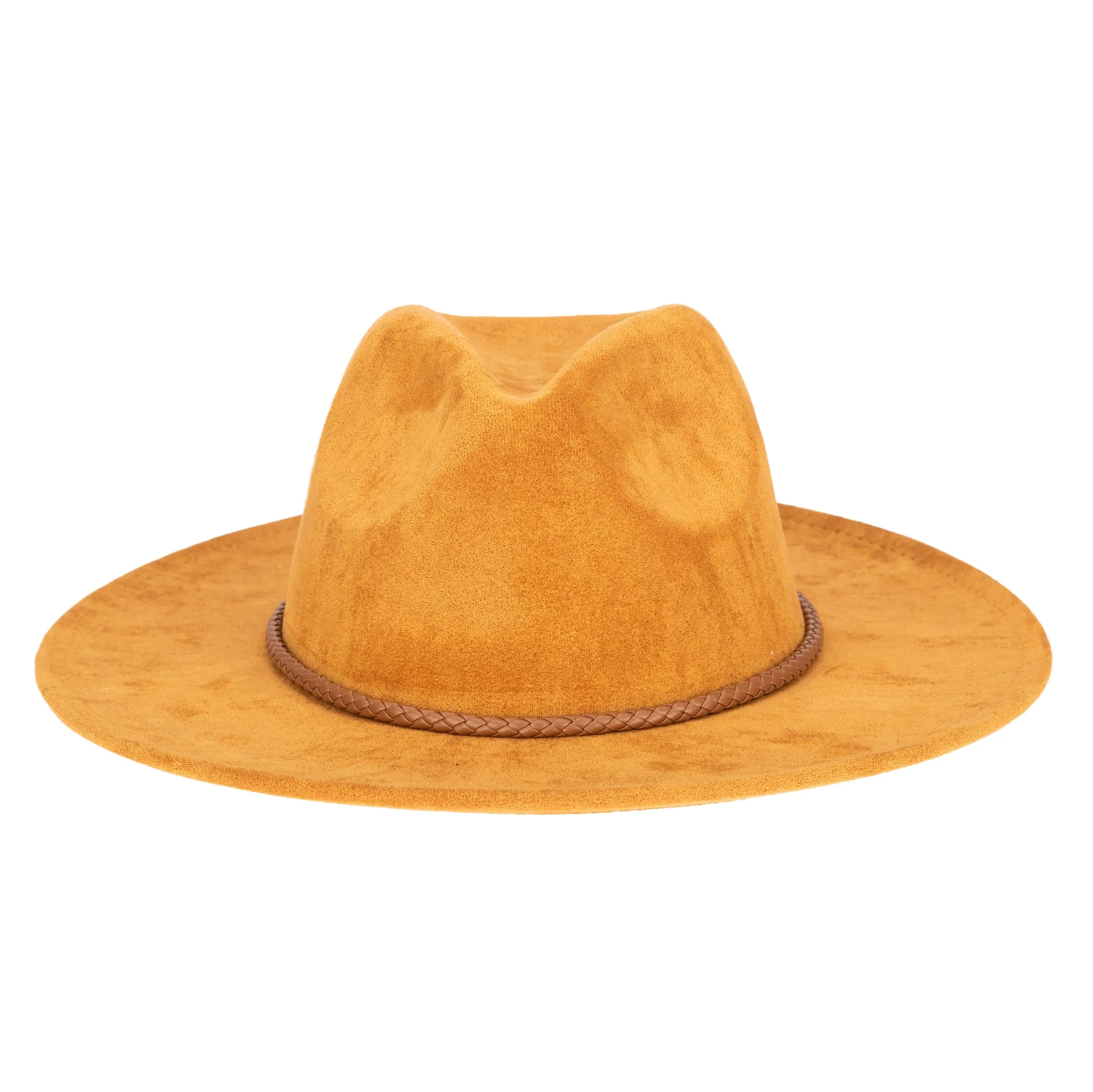 San Diego Hat Company Womens Fedoras Faux Suede Fedora With Tassel Back Bow