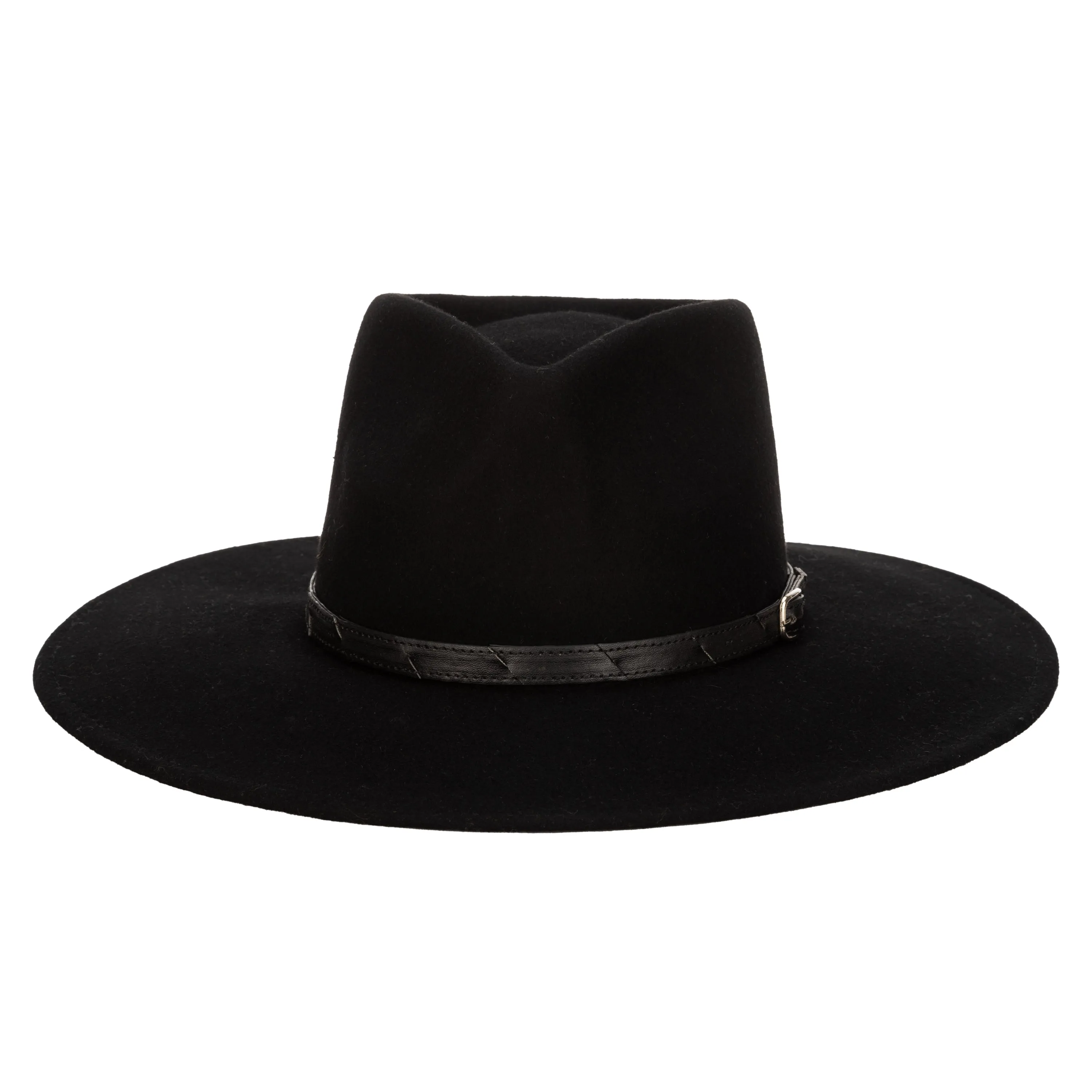 San Diego Hat Company Womens Fedoras Flameworthy - Women's Felt Fedora W/ Belted Sliced Band