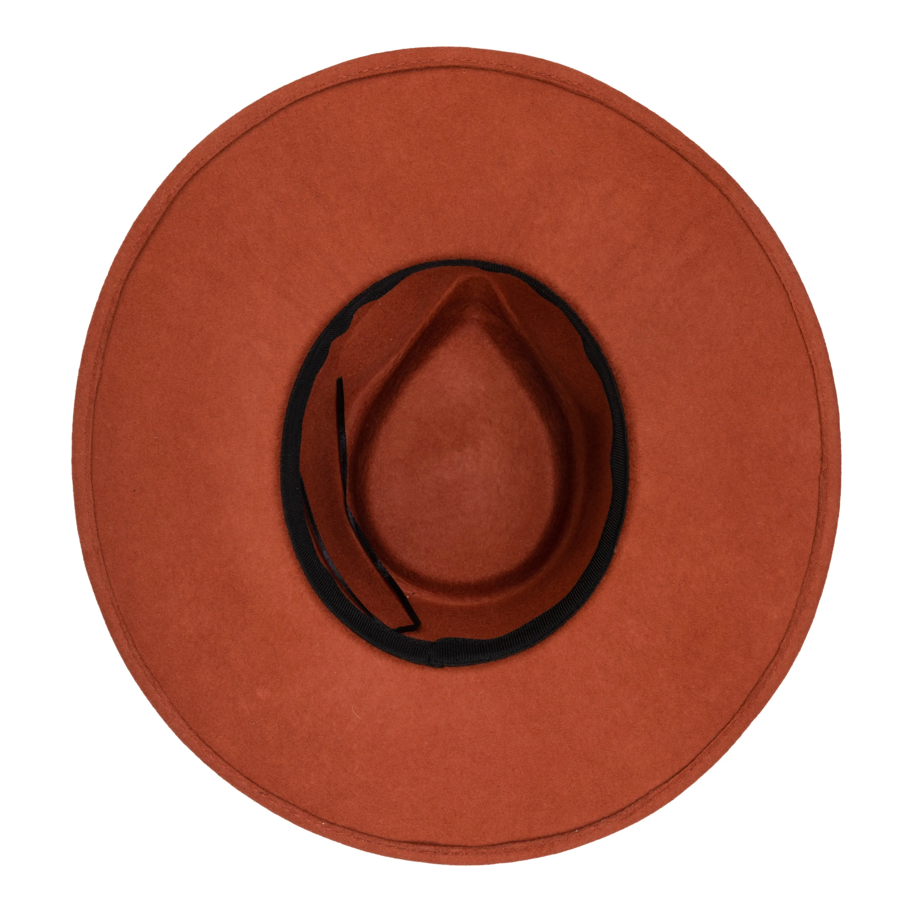 San Diego Hat Company Womens Fedoras Flameworthy - Women's Felt Fedora W/ Belted Sliced Band