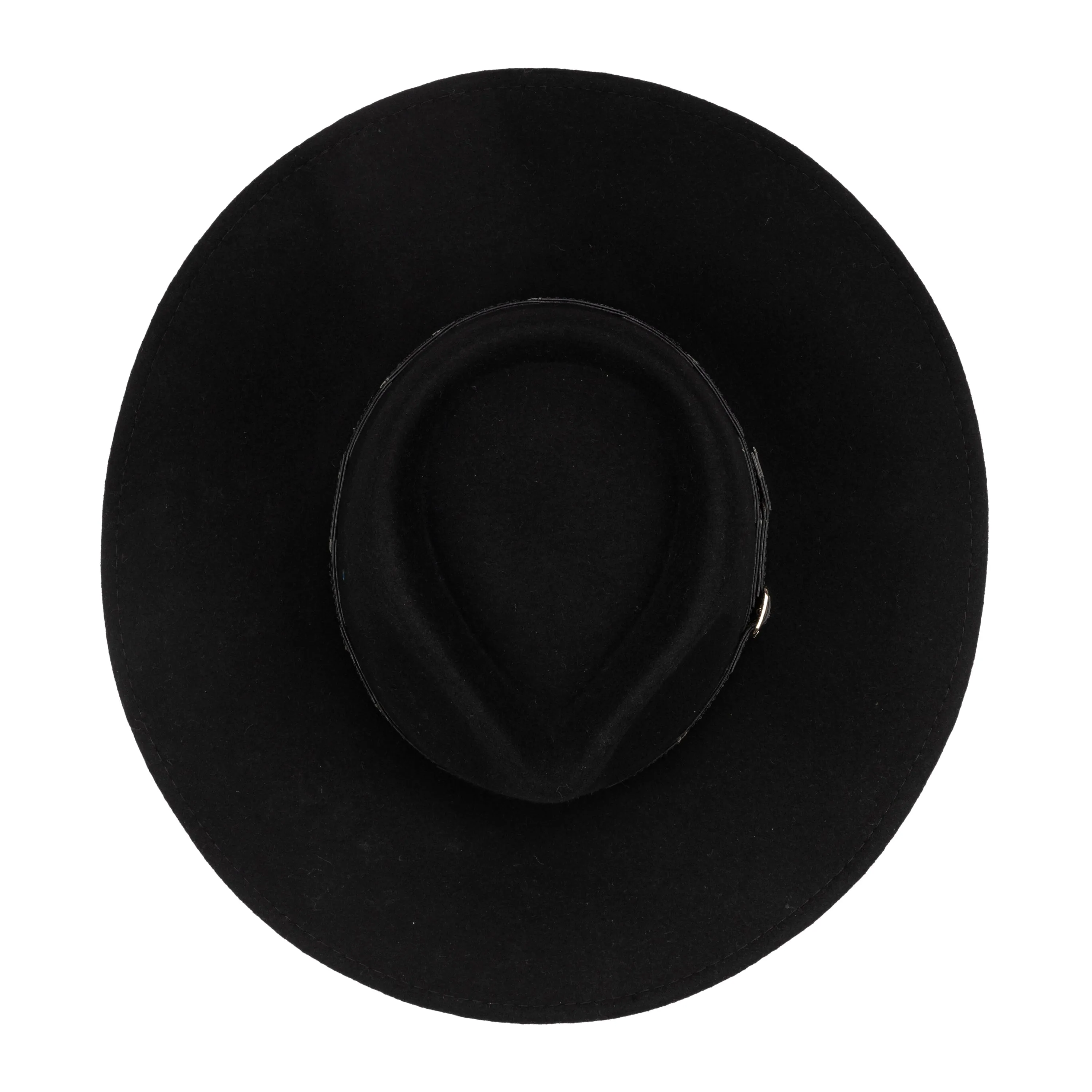 San Diego Hat Company Womens Fedoras Flameworthy - Women's Felt Fedora W/ Belted Sliced Band