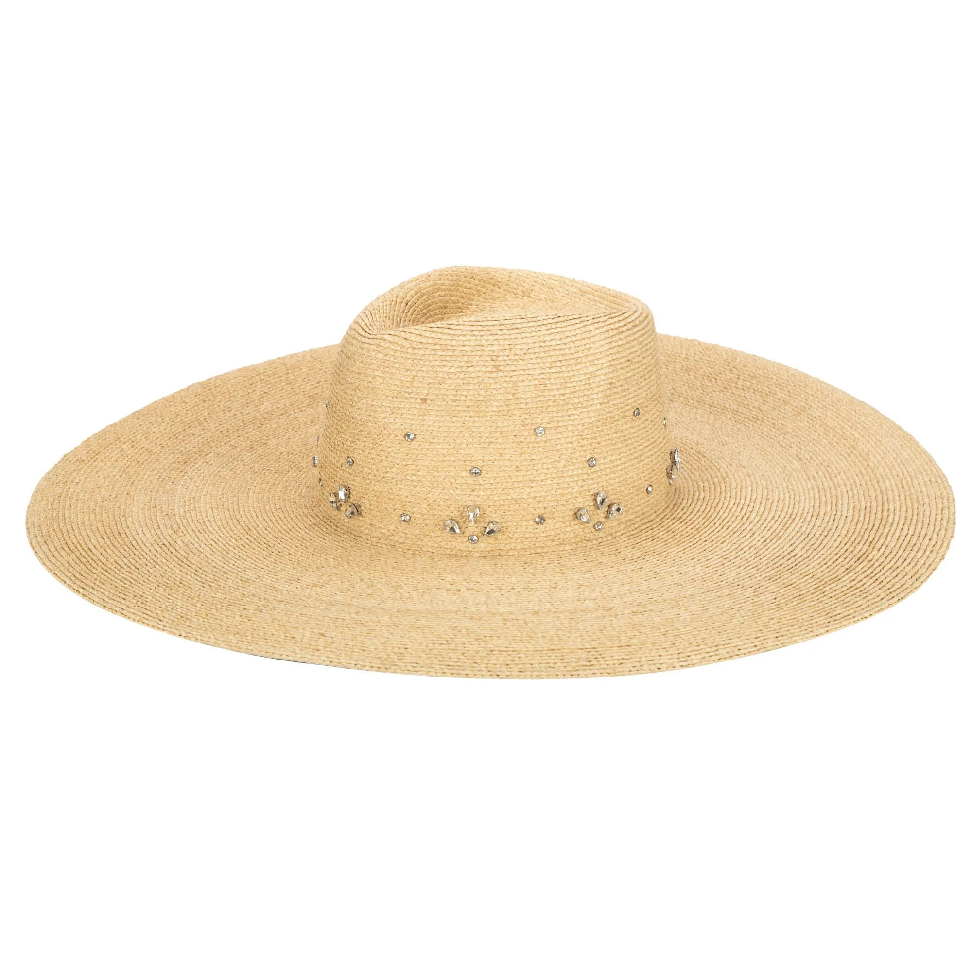 San Diego Hat Company Womens Fedoras Glitz Wide Brim Fedora Sun Hat