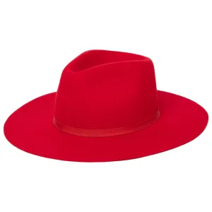 San Diego Hat Company Womens Fedoras Lucy - Wool Felt Fedora with Tonal Grossgrain Band