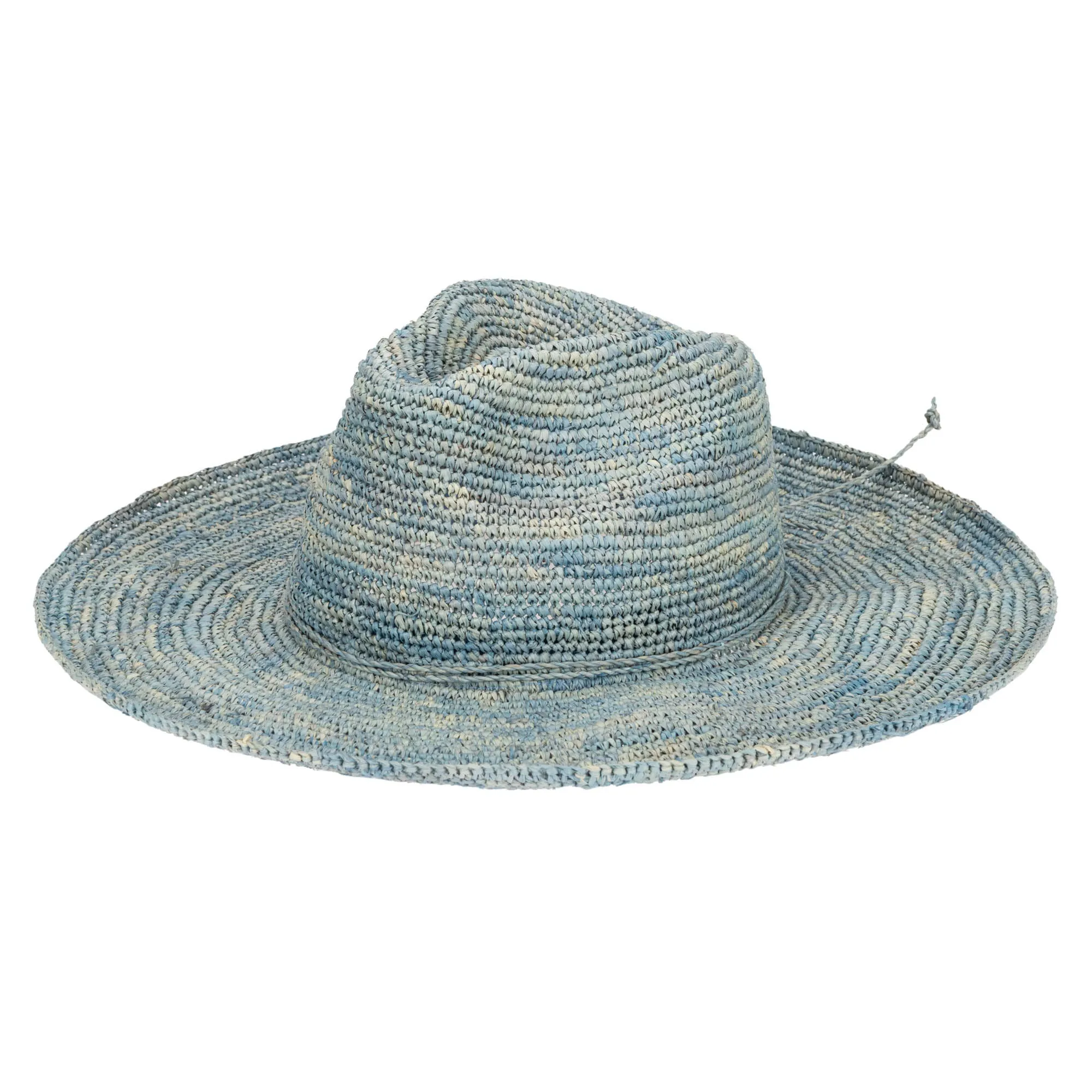 San Diego Hat Company Womens Fedoras Marina Women's Crochet Raffia Fedora