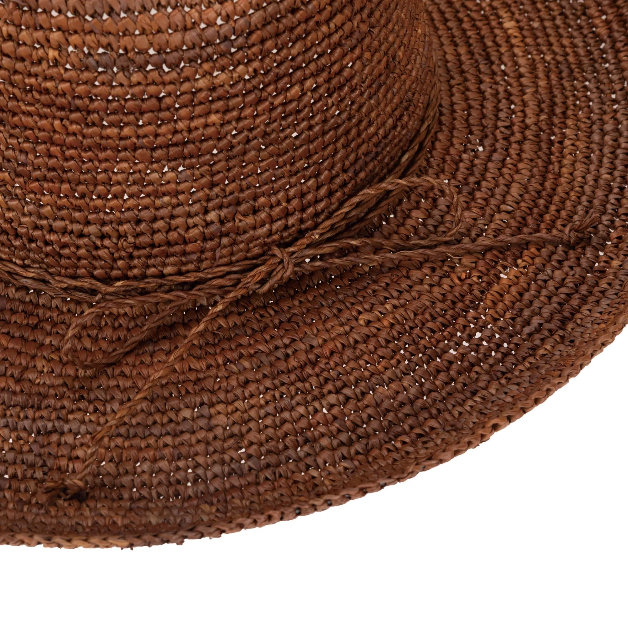 San Diego Hat Company Womens Fedoras Marina Women's Crochet Raffia Fedora