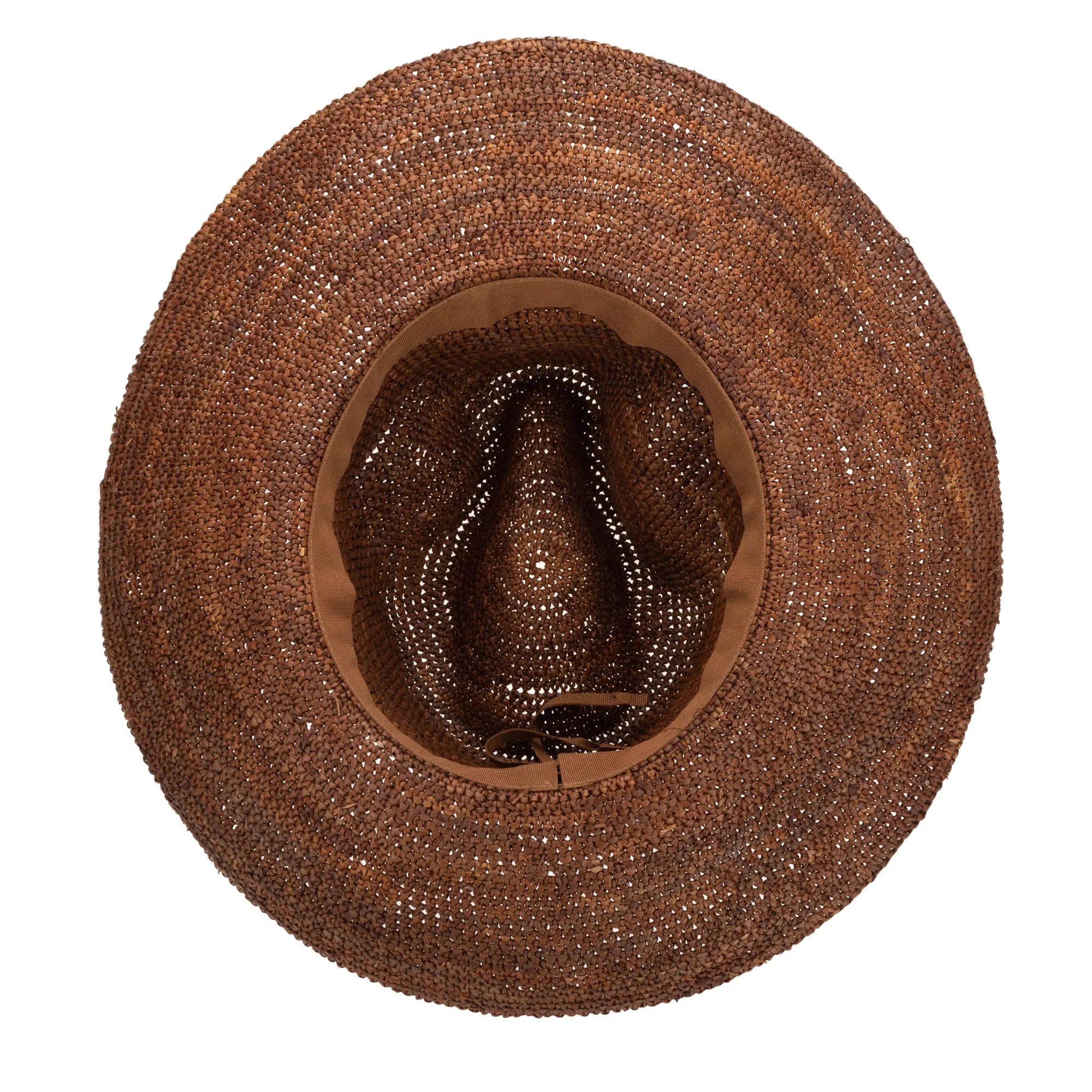 San Diego Hat Company Womens Fedoras Marina Women's Crochet Raffia Fedora