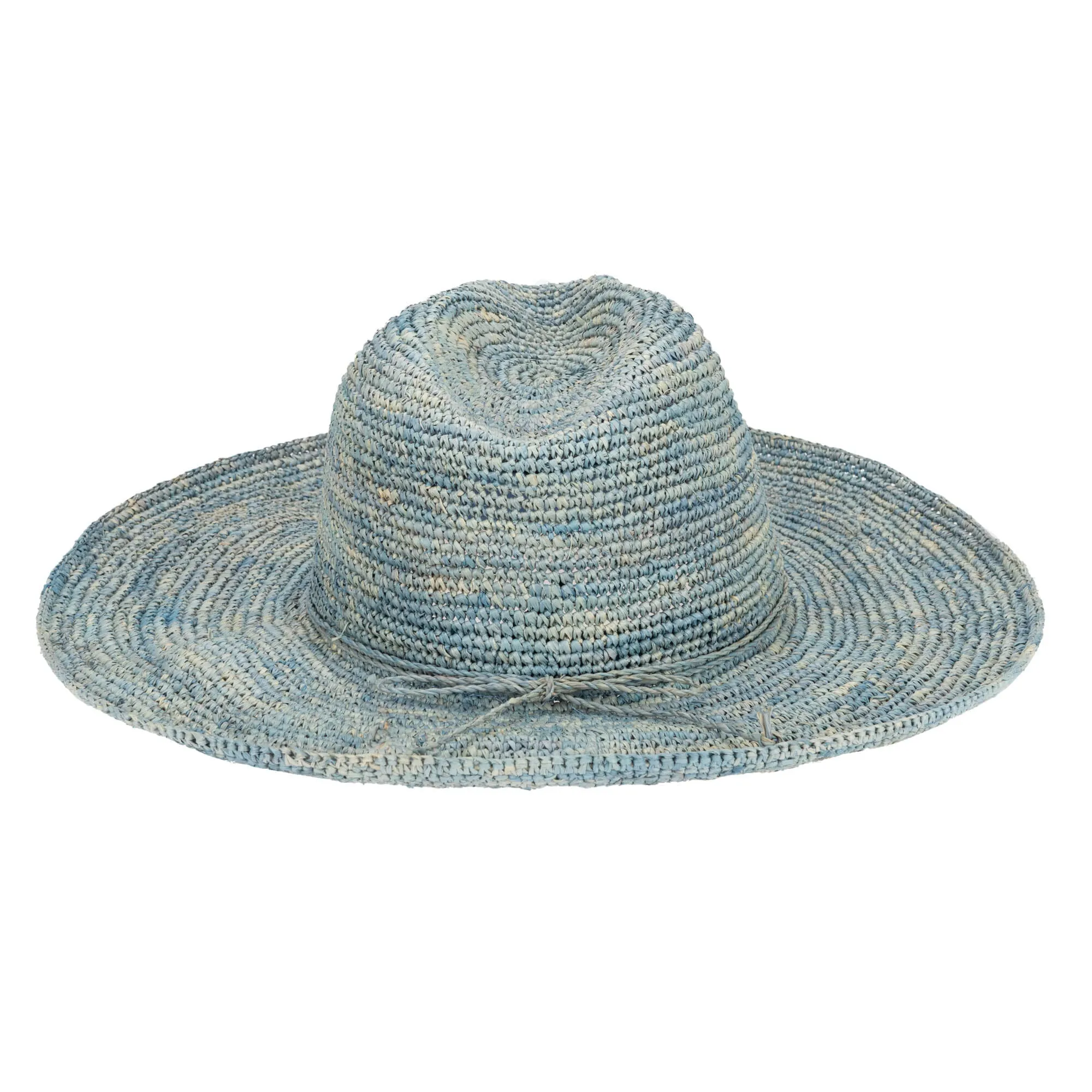 San Diego Hat Company Womens Fedoras Marina Women's Crochet Raffia Fedora