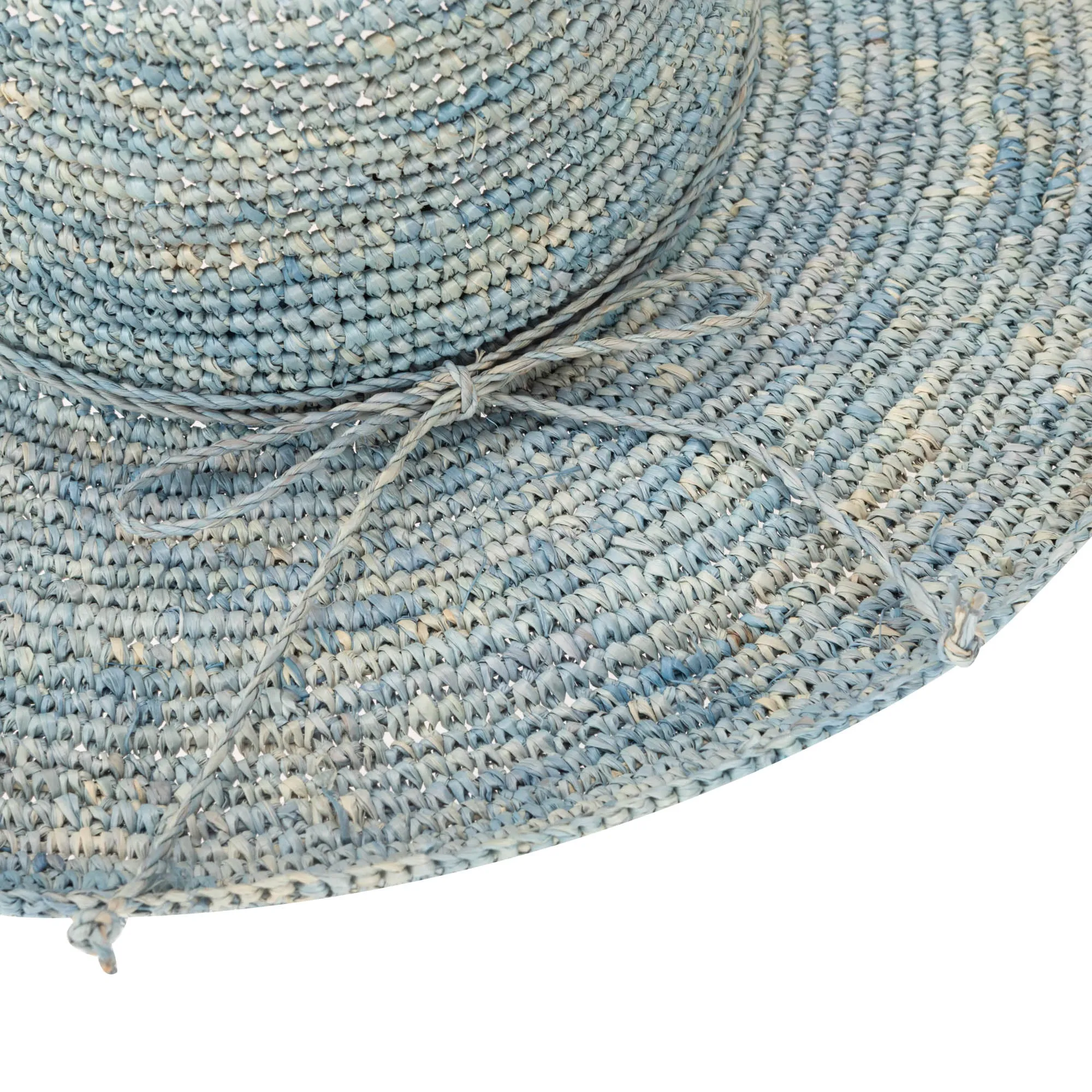 San Diego Hat Company Womens Fedoras Marina Women's Crochet Raffia Fedora