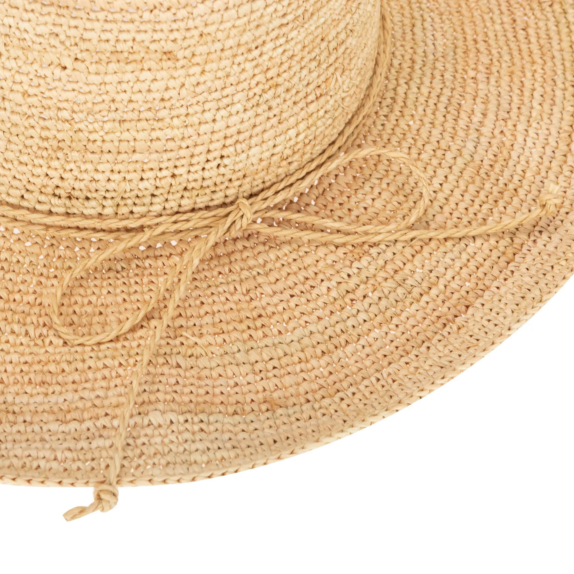 San Diego Hat Company Womens Fedoras Marina Women's Crochet Raffia Fedora