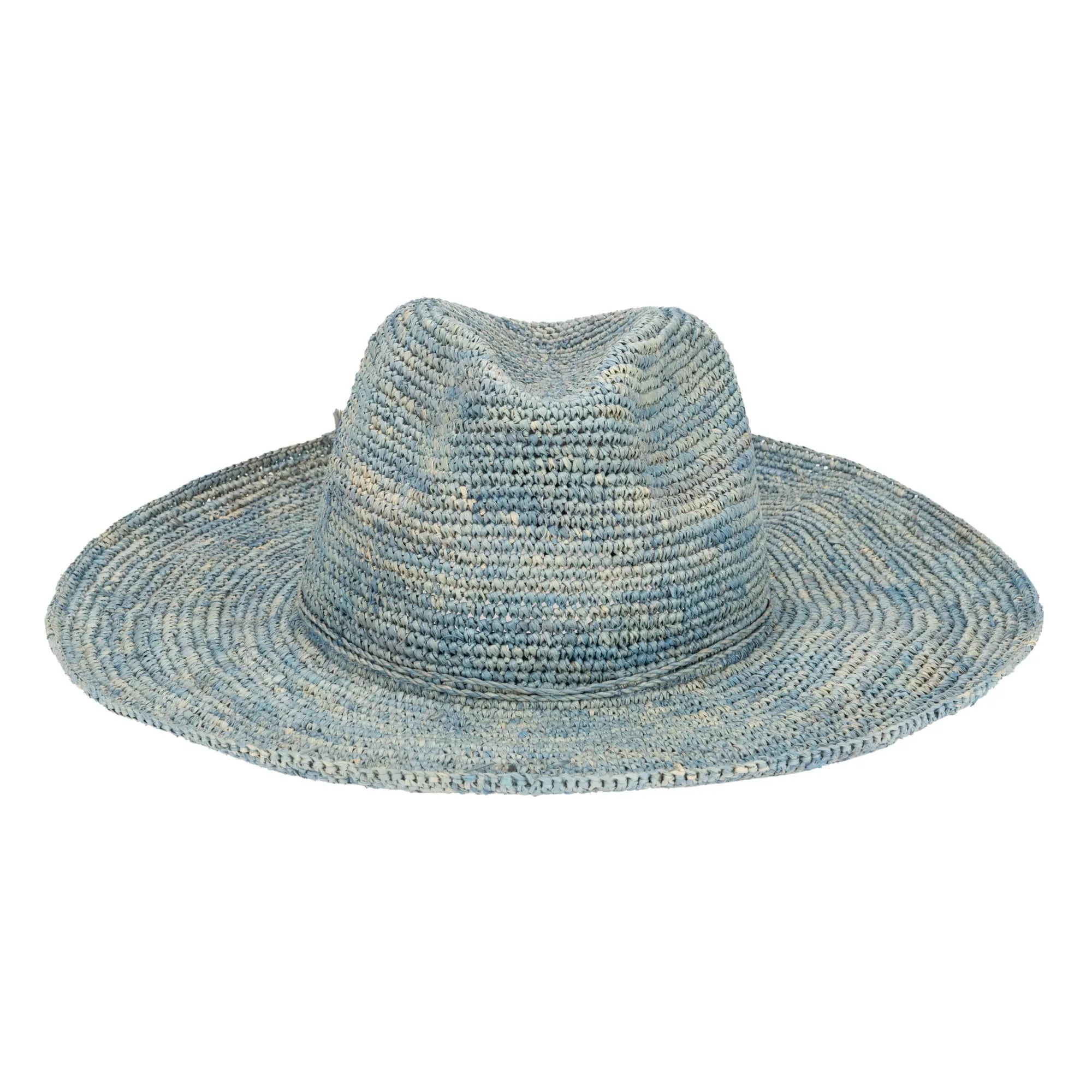 San Diego Hat Company Womens Fedoras Marina Women's Crochet Raffia Fedora