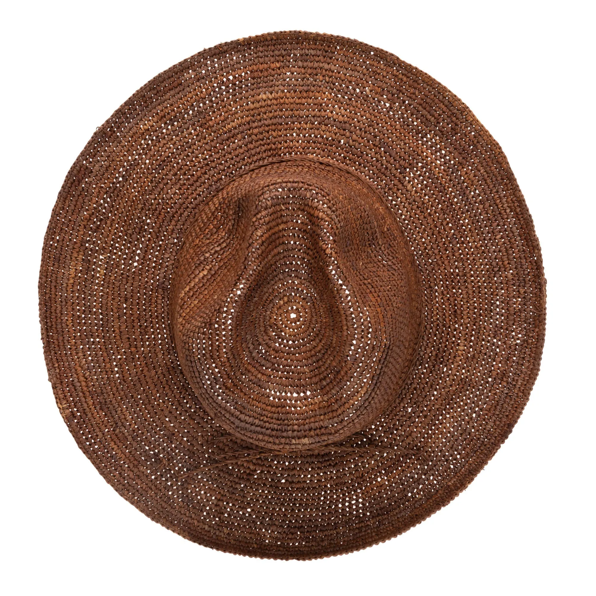 San Diego Hat Company Womens Fedoras Marina Women's Crochet Raffia Fedora