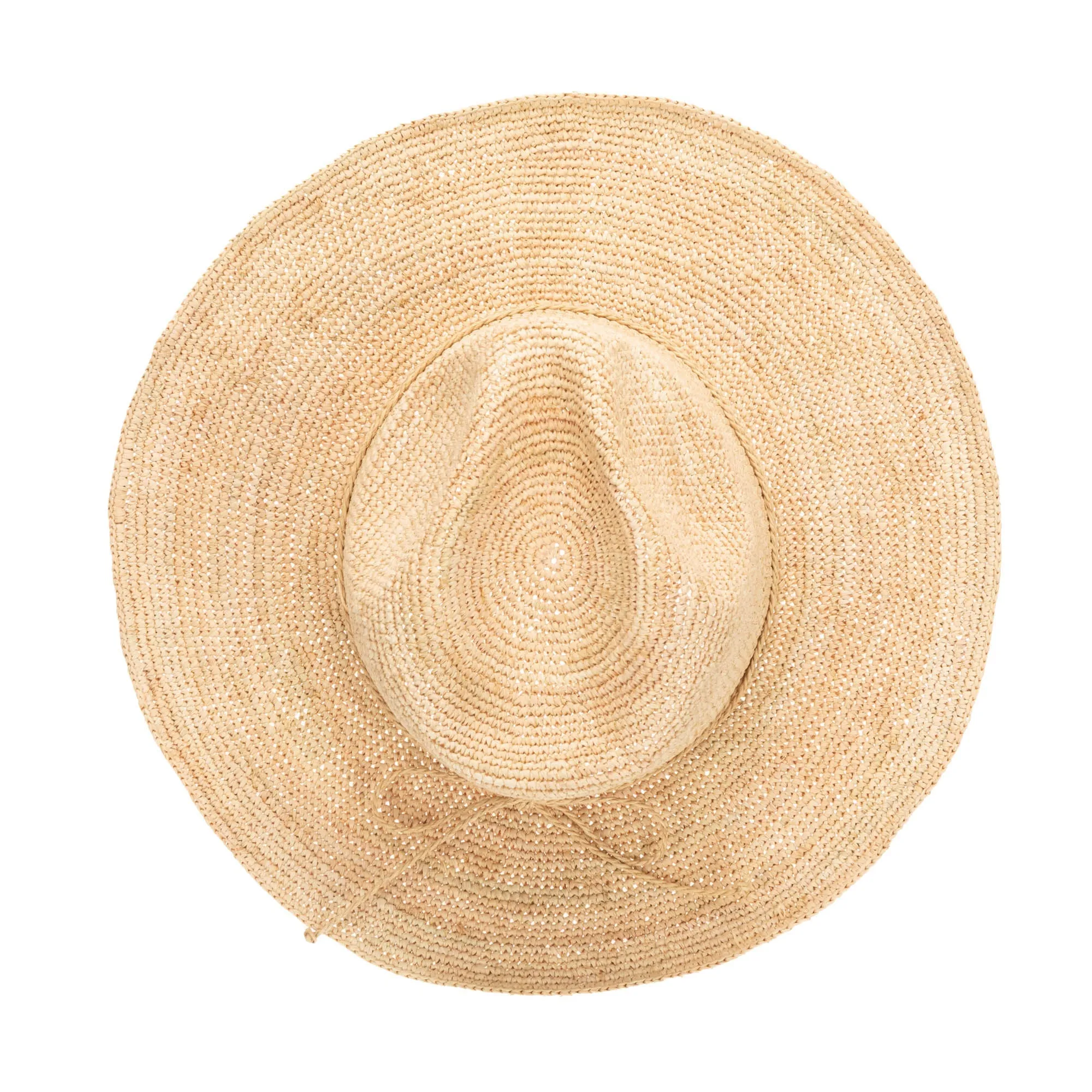 San Diego Hat Company Womens Fedoras Marina Women's Crochet Raffia Fedora