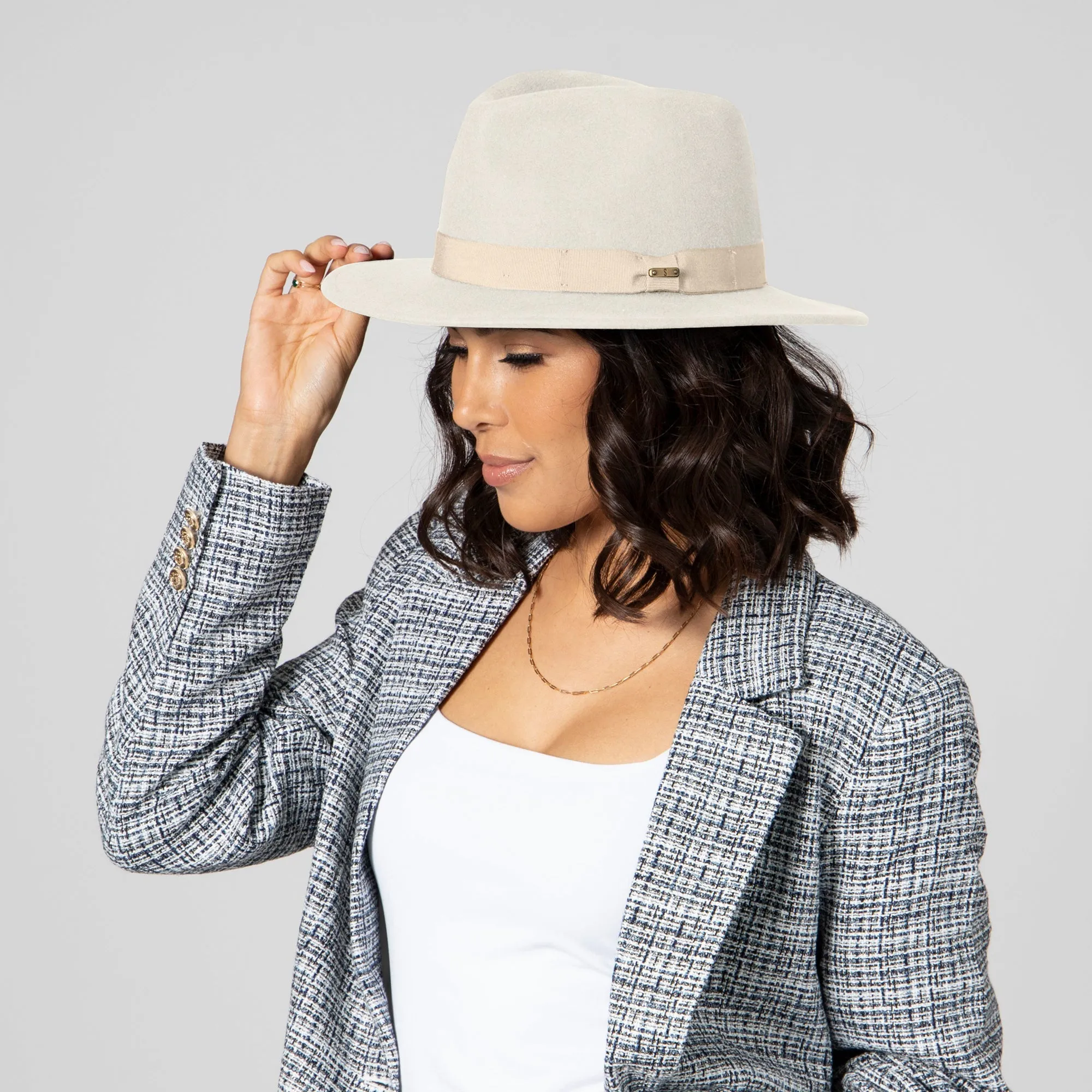 San Diego Hat Company Womens Fedoras Myra - Women's Fedora With Bow