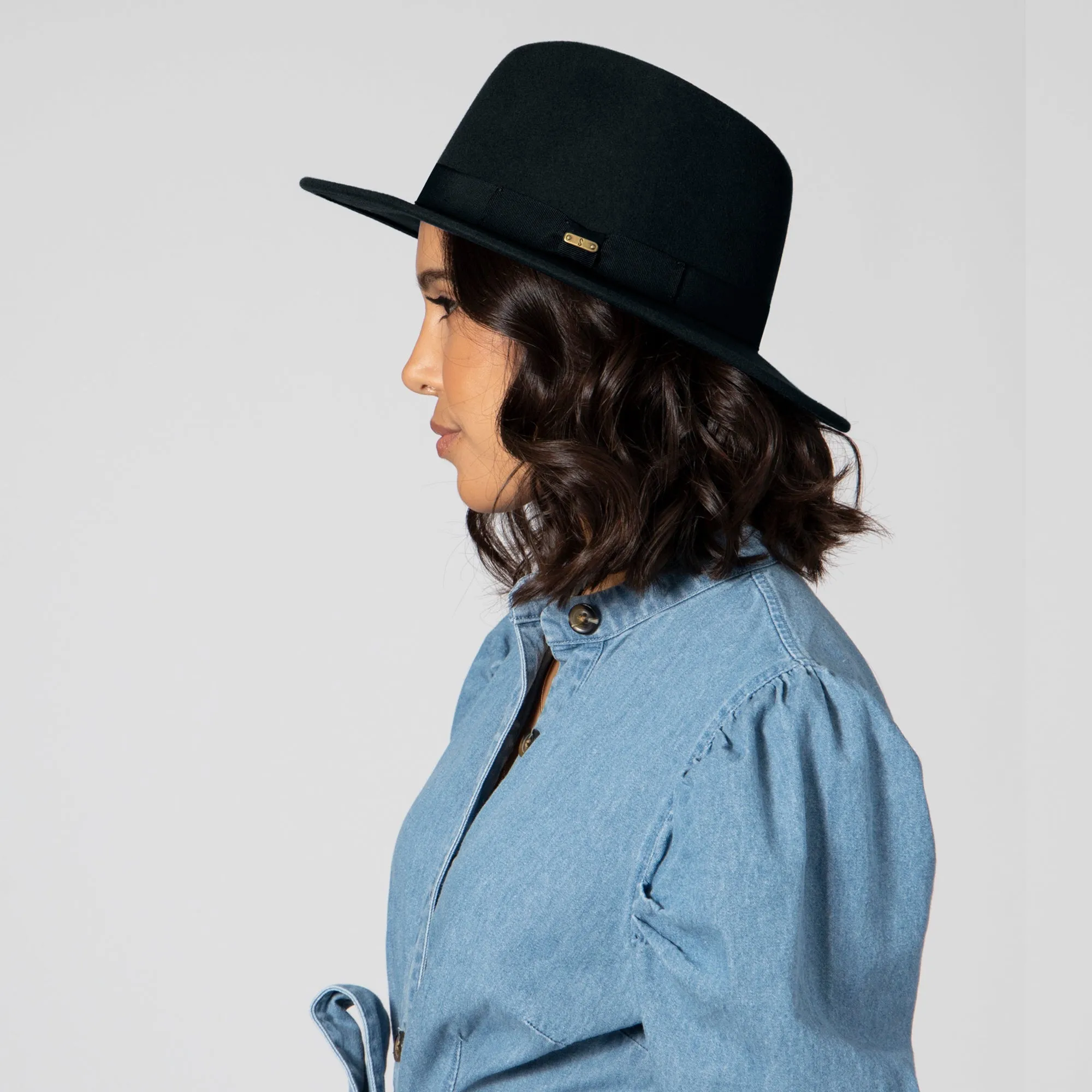 San Diego Hat Company Womens Fedoras Myra - Women's Fedora With Bow