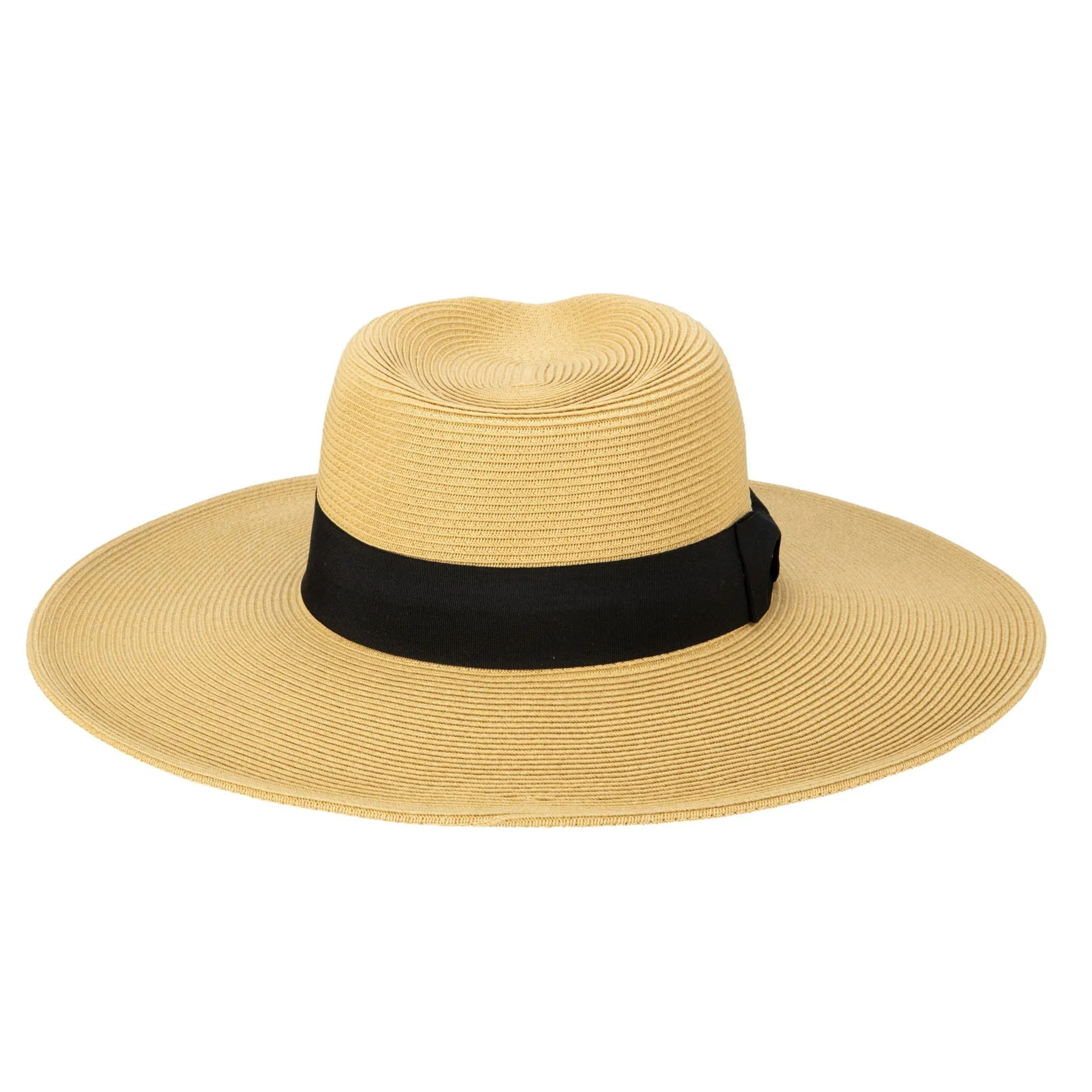 San Diego Hat Company Womens Fedoras Next Level Coverage - Fine Ultrabraid Wide Brim Fedora