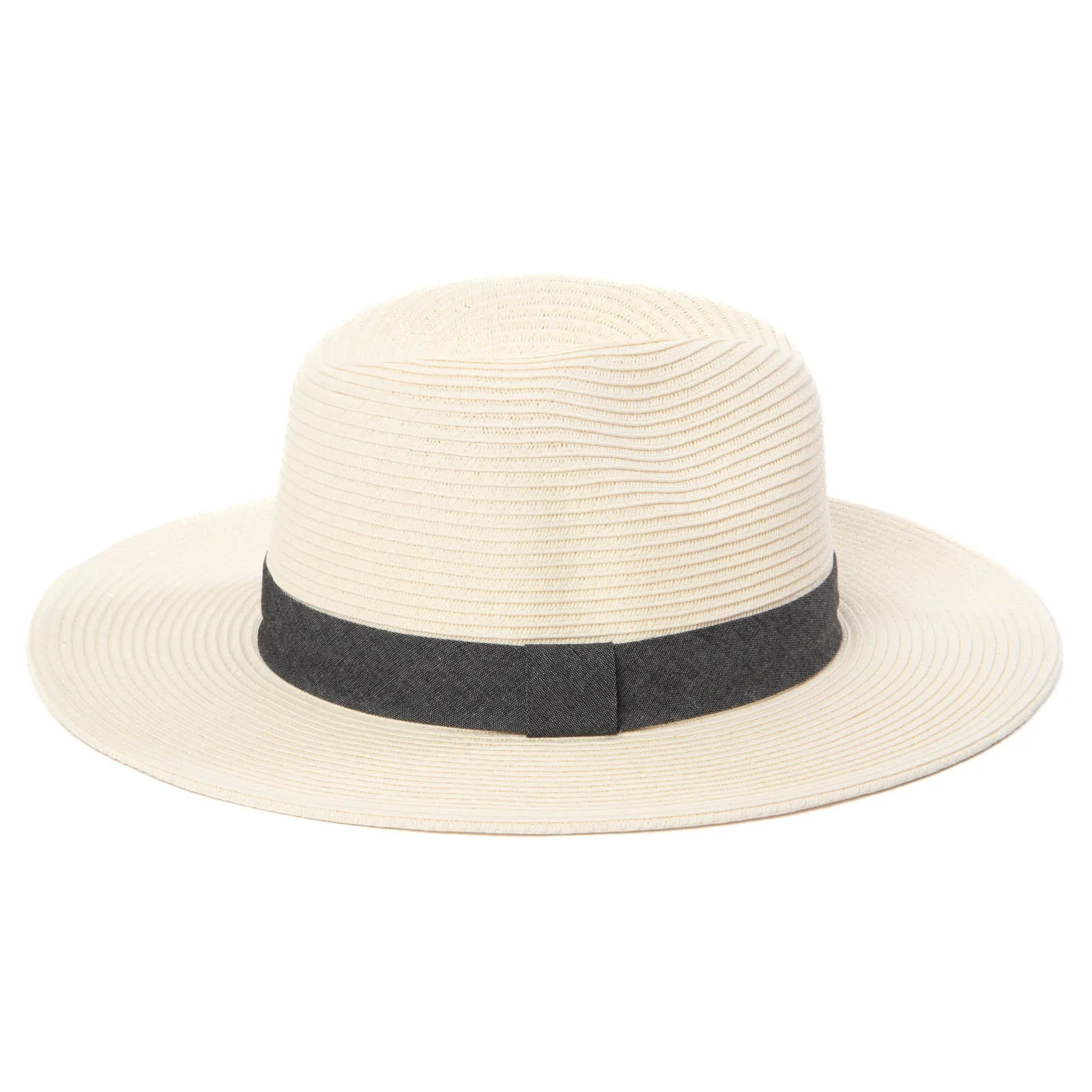 San Diego Hat Company Womens Fedoras Out of Office -  Ultrabraid Fedora With Chambray Band (UBM4457)
